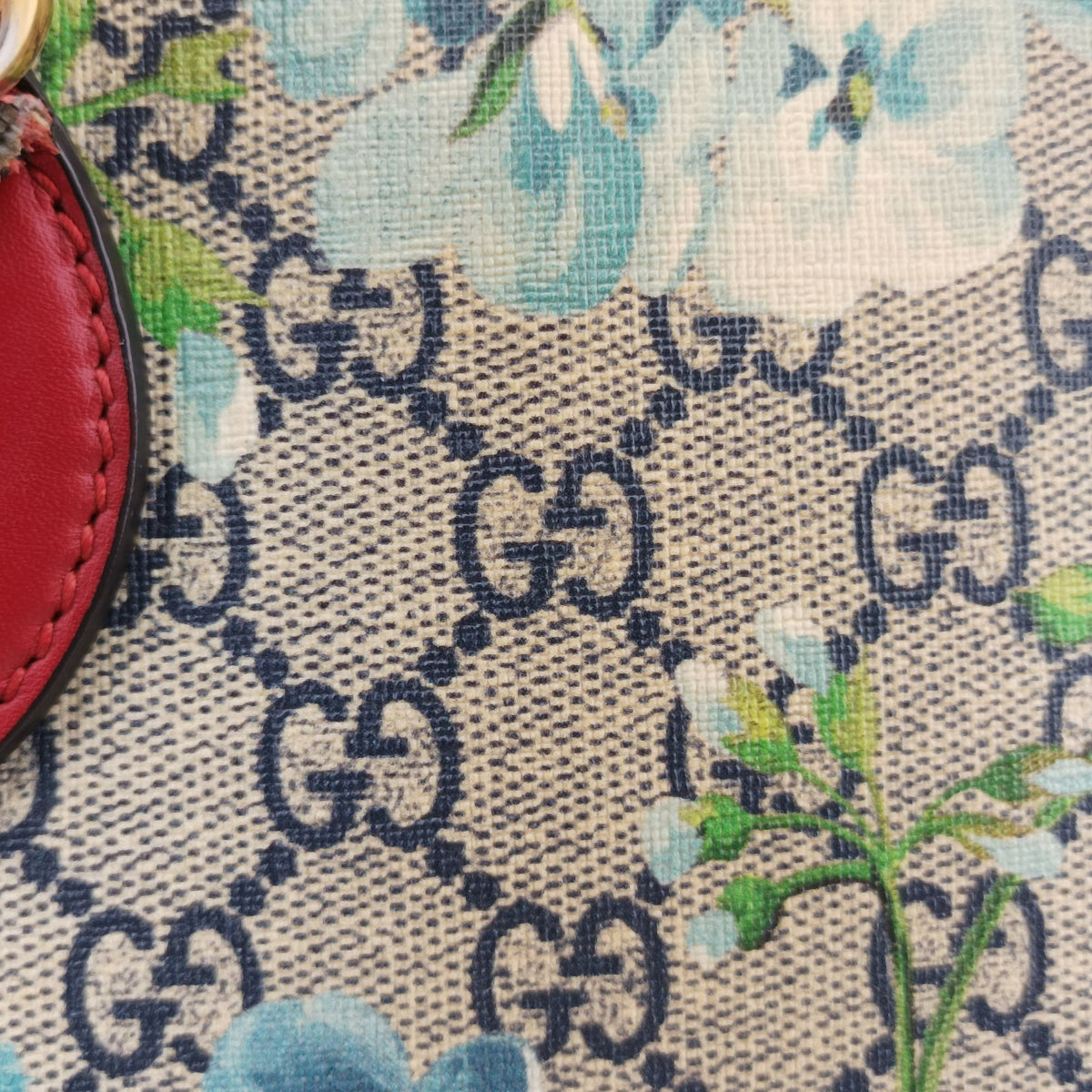 Secondhand Gucci GG Blooms beige×Red×Multicolour PVC coated canvas×Leather 409534 shoulderbag | stylenewstar