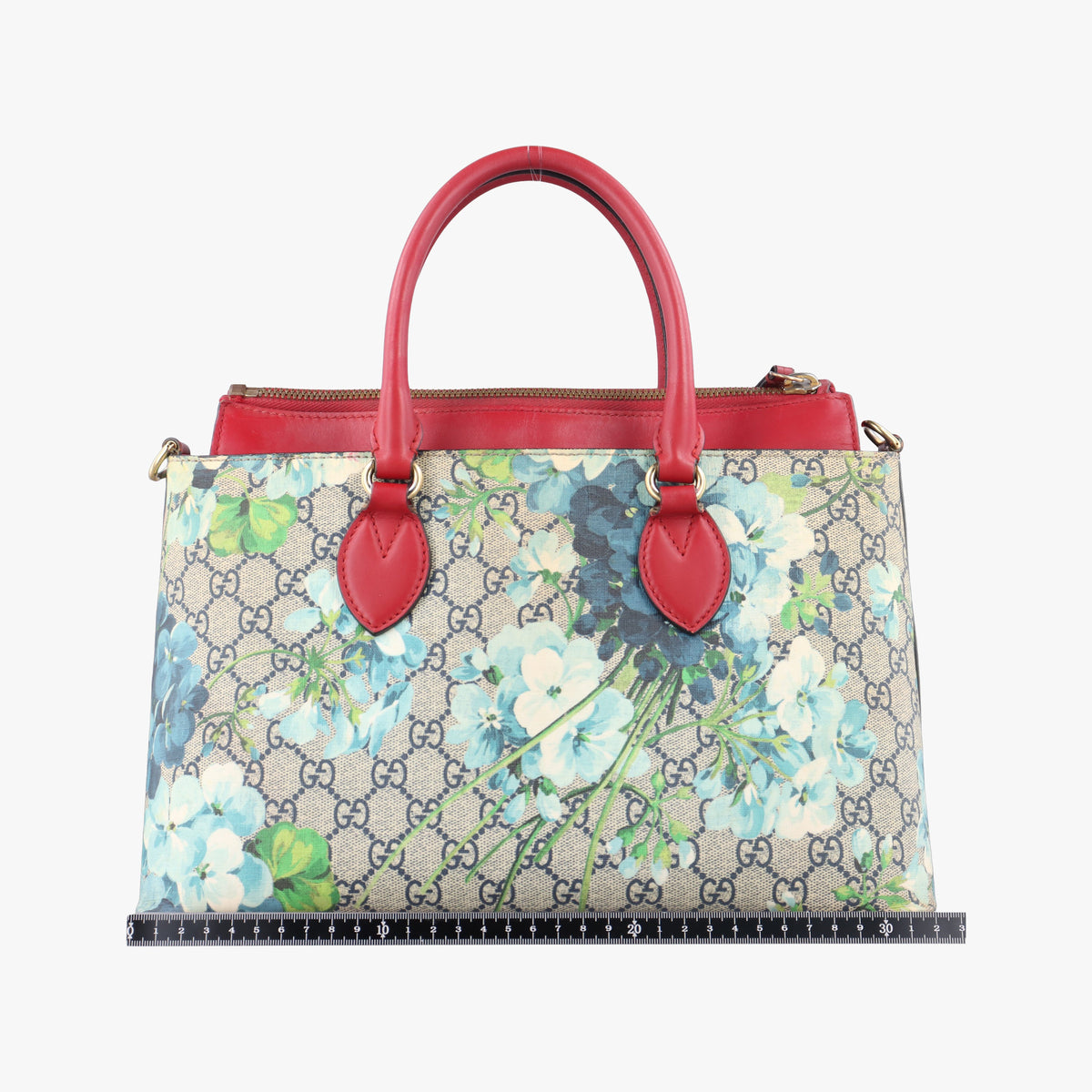 Secondhand Gucci GG Blooms beige×Red×Multicolour PVC coated canvas×Leather 409534 shoulderbag | stylenewstar