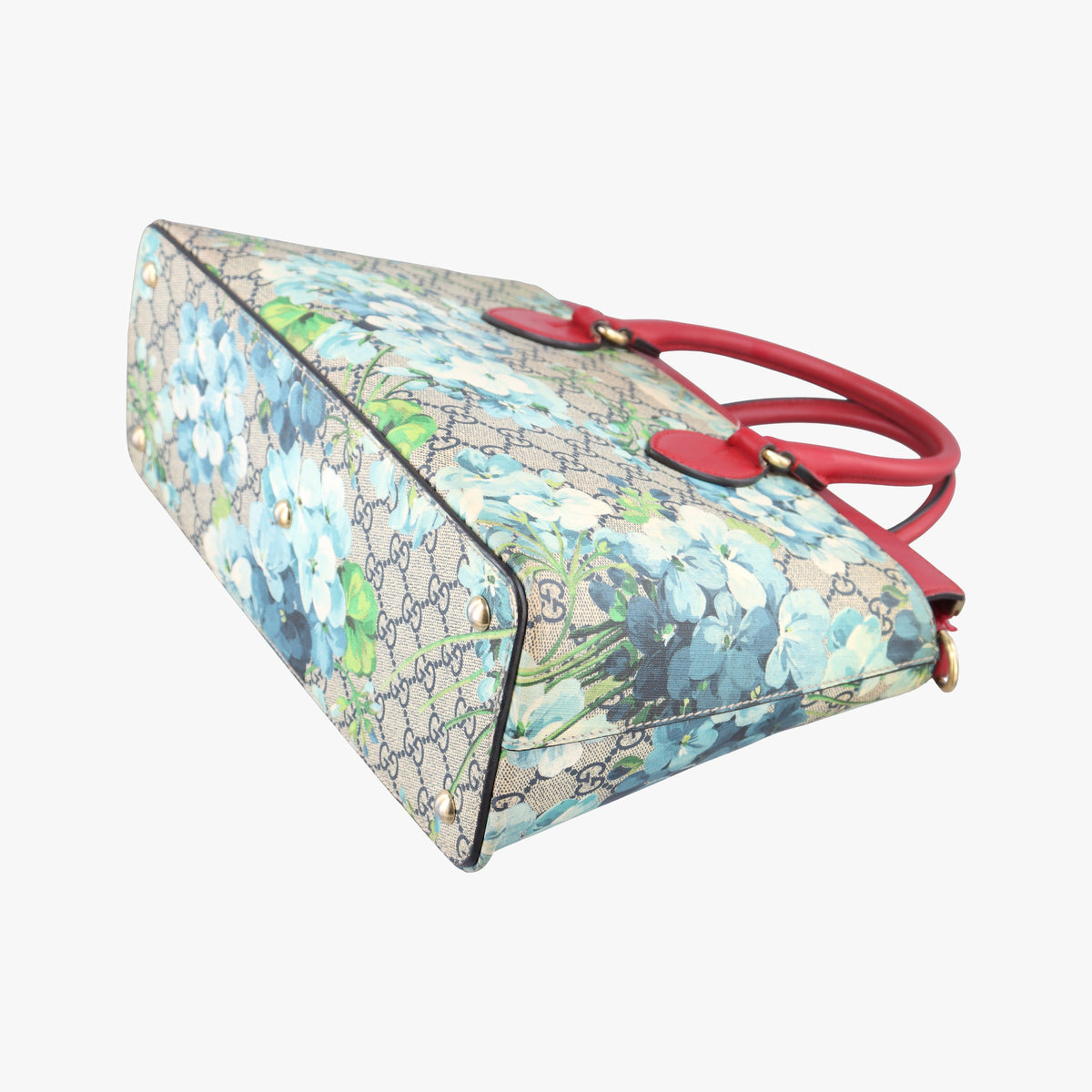Secondhand Gucci GG Blooms beige×Red×Multicolour PVC coated canvas×Leather 409534 shoulderbag | stylenewstar