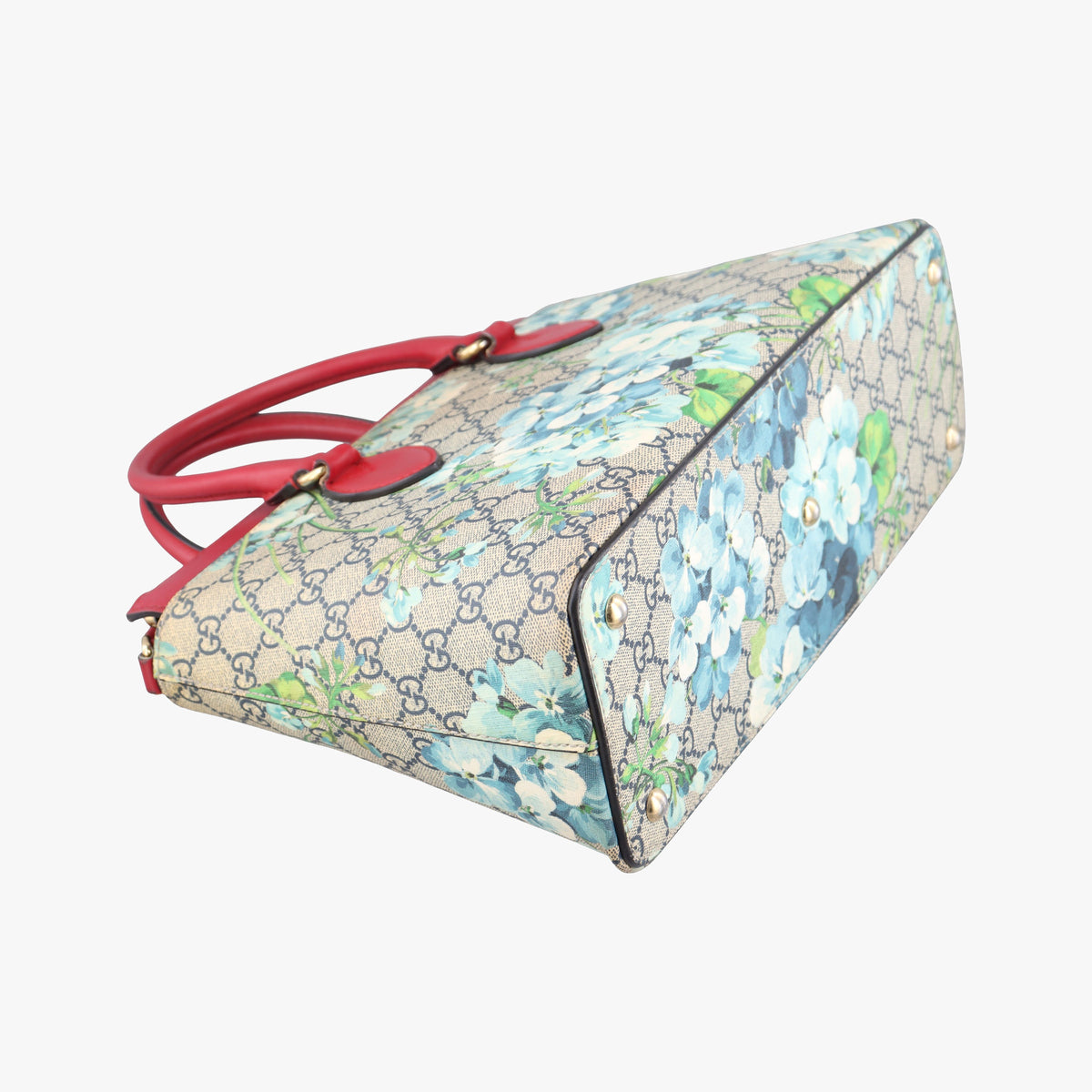 Secondhand Gucci GG Blooms beige×Red×Multicolour PVC coated canvas×Leather 409534 shoulderbag | stylenewstar