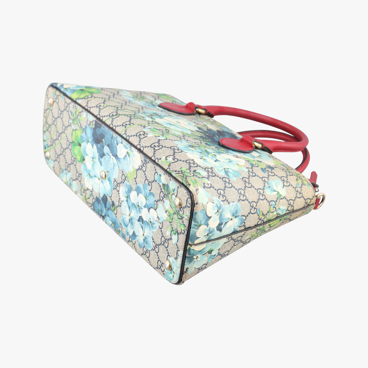 Secondhand Gucci GG Blooms beige×Red×Multicolour PVC coated canvas×Leather 409534 shoulderbag | stylenewstar