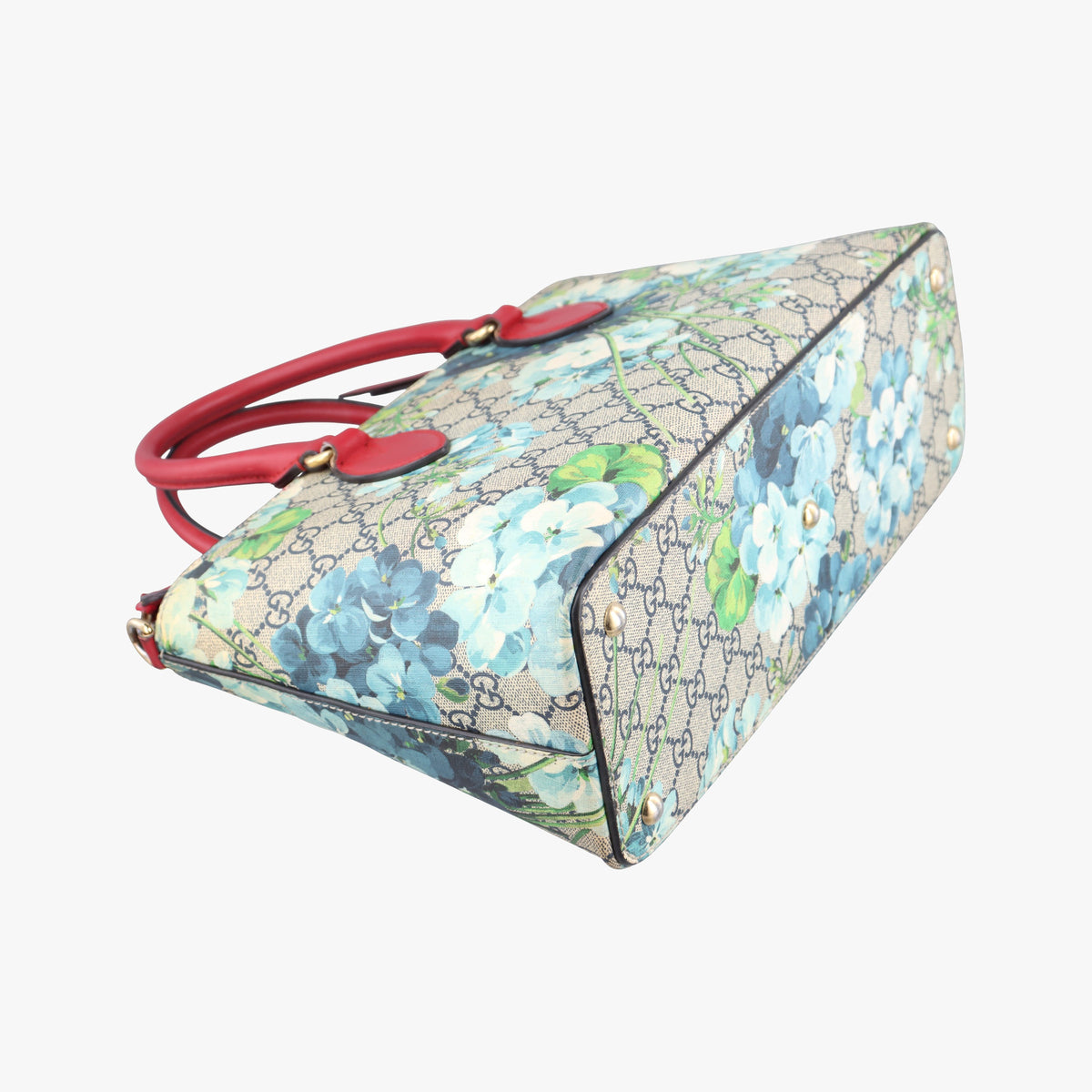 Secondhand Gucci GG Blooms beige×Red×Multicolour PVC coated canvas×Leather 409534 shoulderbag | stylenewstar