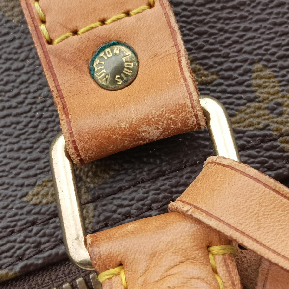 Pre-owned Louis Vuitton keepall 60 brown Monogram canvas M41422 handbag | stylenewstar