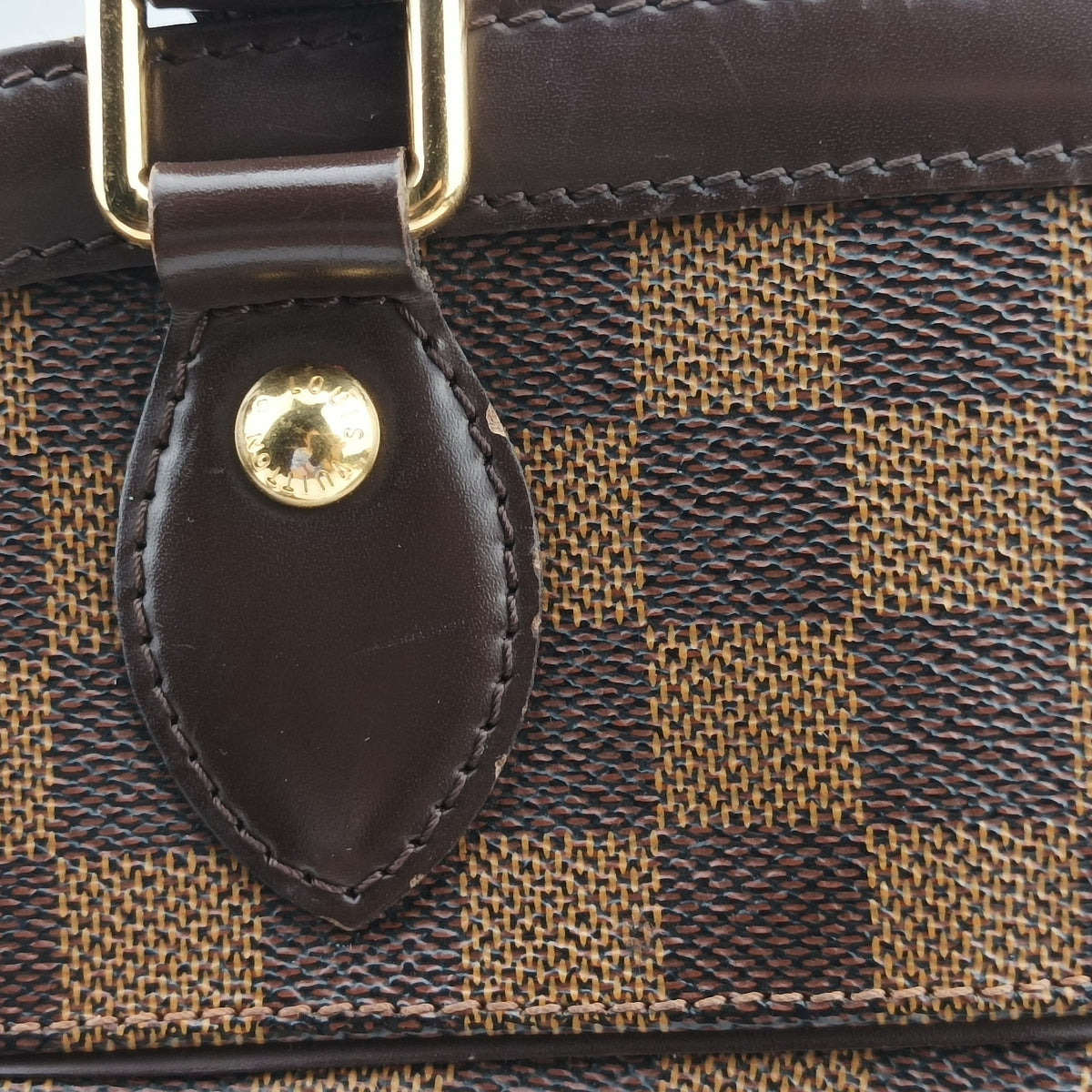 Pre-owned Louis Vuitton TREVI PM EBENE Damier Canvas N51997 handbag | stylenewstar