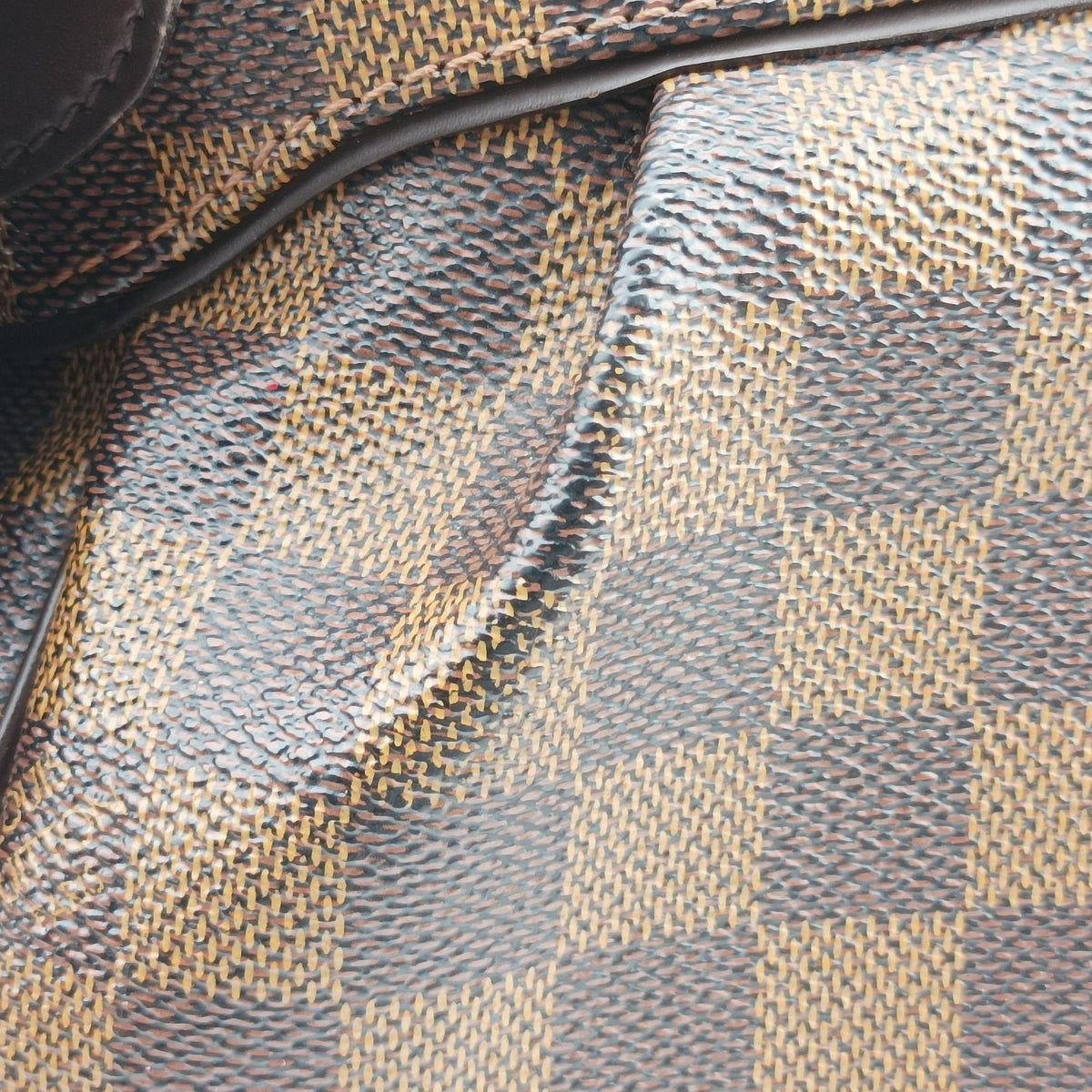 Pre-owned Louis Vuitton TREVI PM EBENE Damier Canvas N51997 handbag | stylenewstar