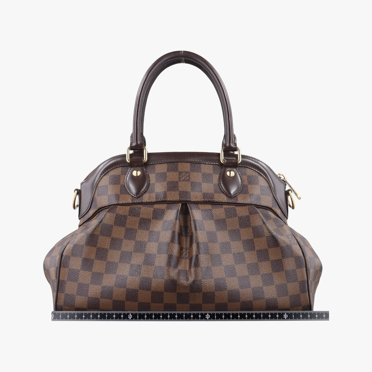 Pre-owned Louis Vuitton TREVI PM EBENE Damier Canvas N51997 handbag | stylenewstar