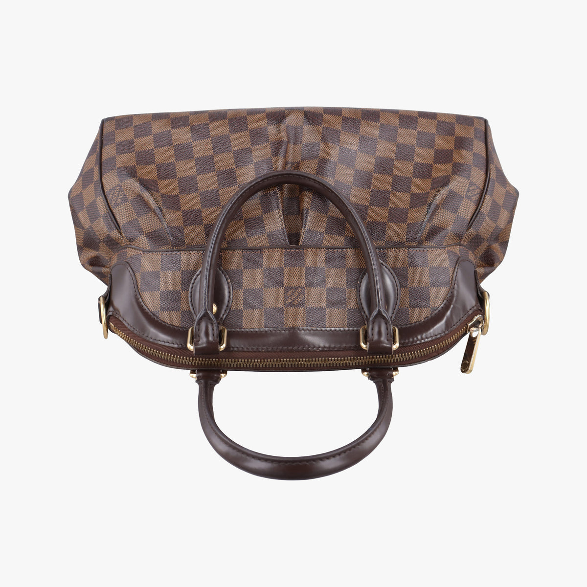 Pre-owned Louis Vuitton TREVI PM EBENE Damier Canvas N51997 handbag | stylenewstar
