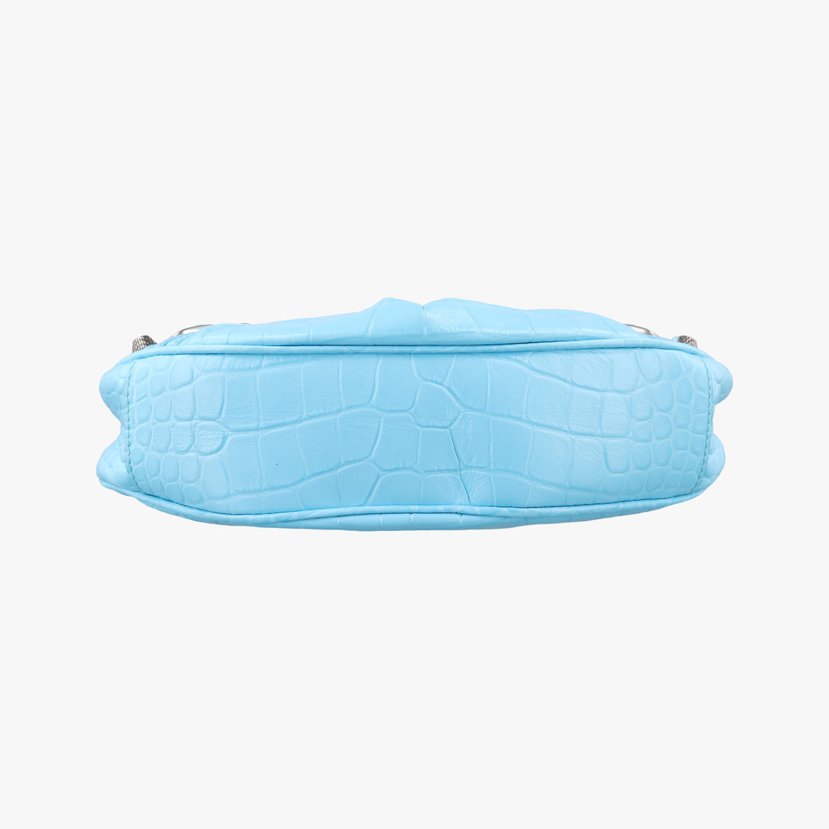 Pre-owned Balenciaga Le Cagole Blue Leather  shoulderbag | stylenewstar