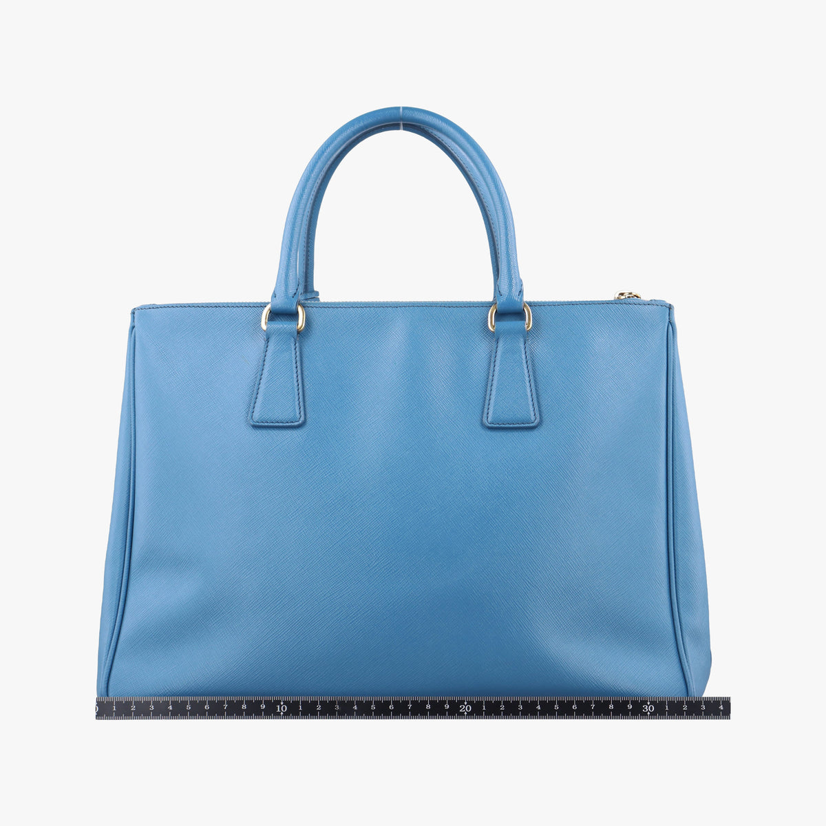 Pre-owned Prada Galleria Blue SAFFIANO Leather BN1786 shoulderbag | stylenewstar
