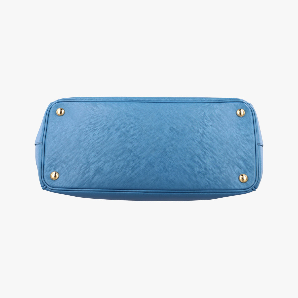 Pre-owned Prada Galleria Blue SAFFIANO Leather BN1786 shoulderbag | stylenewstar