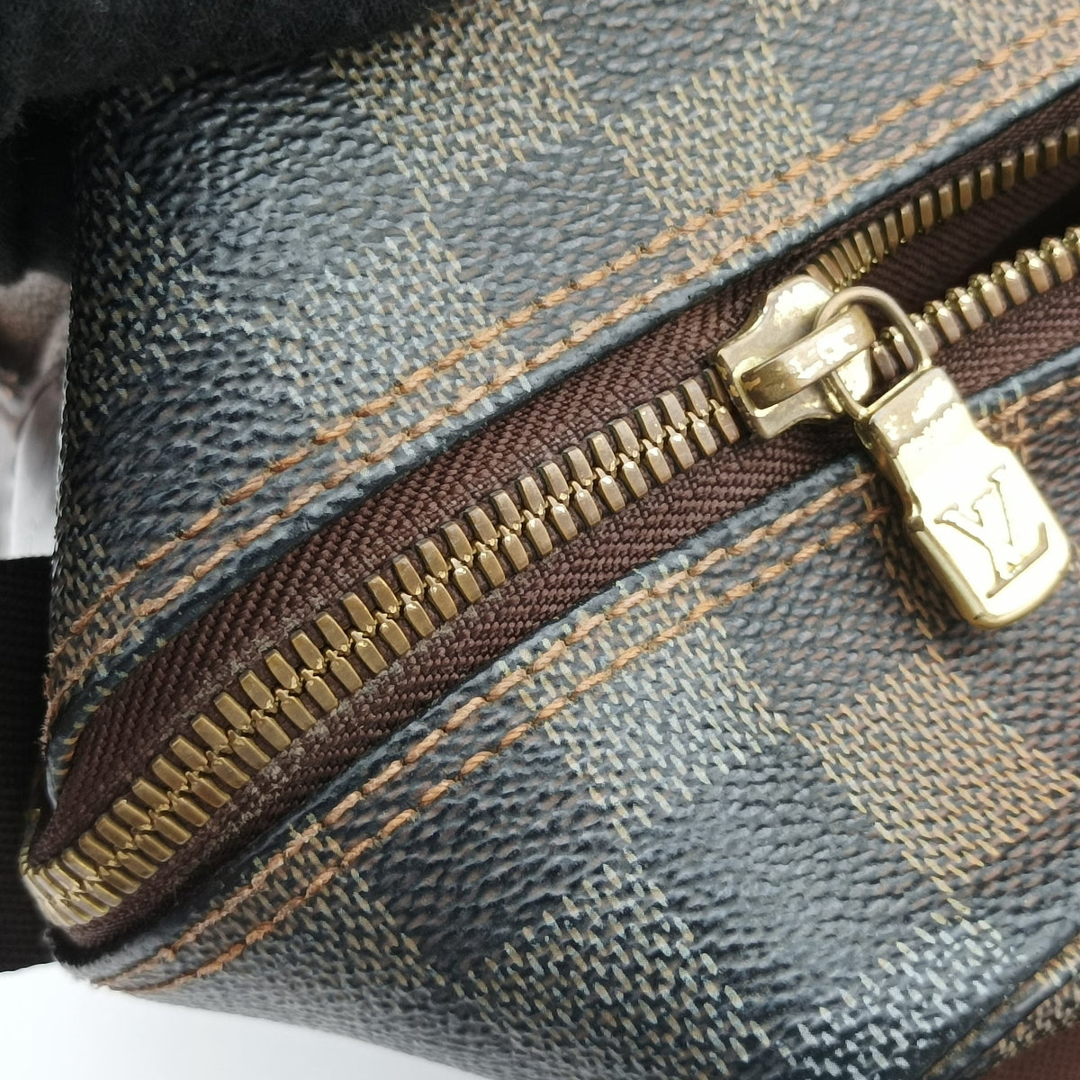 Pre-owned Louis Vuitton NAVIGLIO EBENE Damier Canvas N45255 shoulderbag | stylenewstar