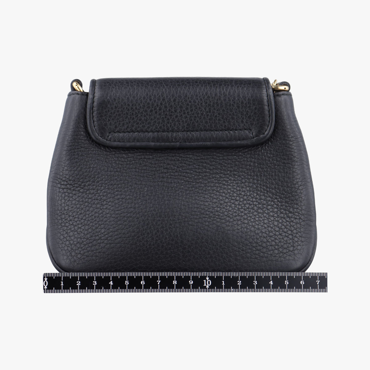 Pre-owned Gucci 1973 Double G Black Leather 251821 shoulderbag | stylenewstar