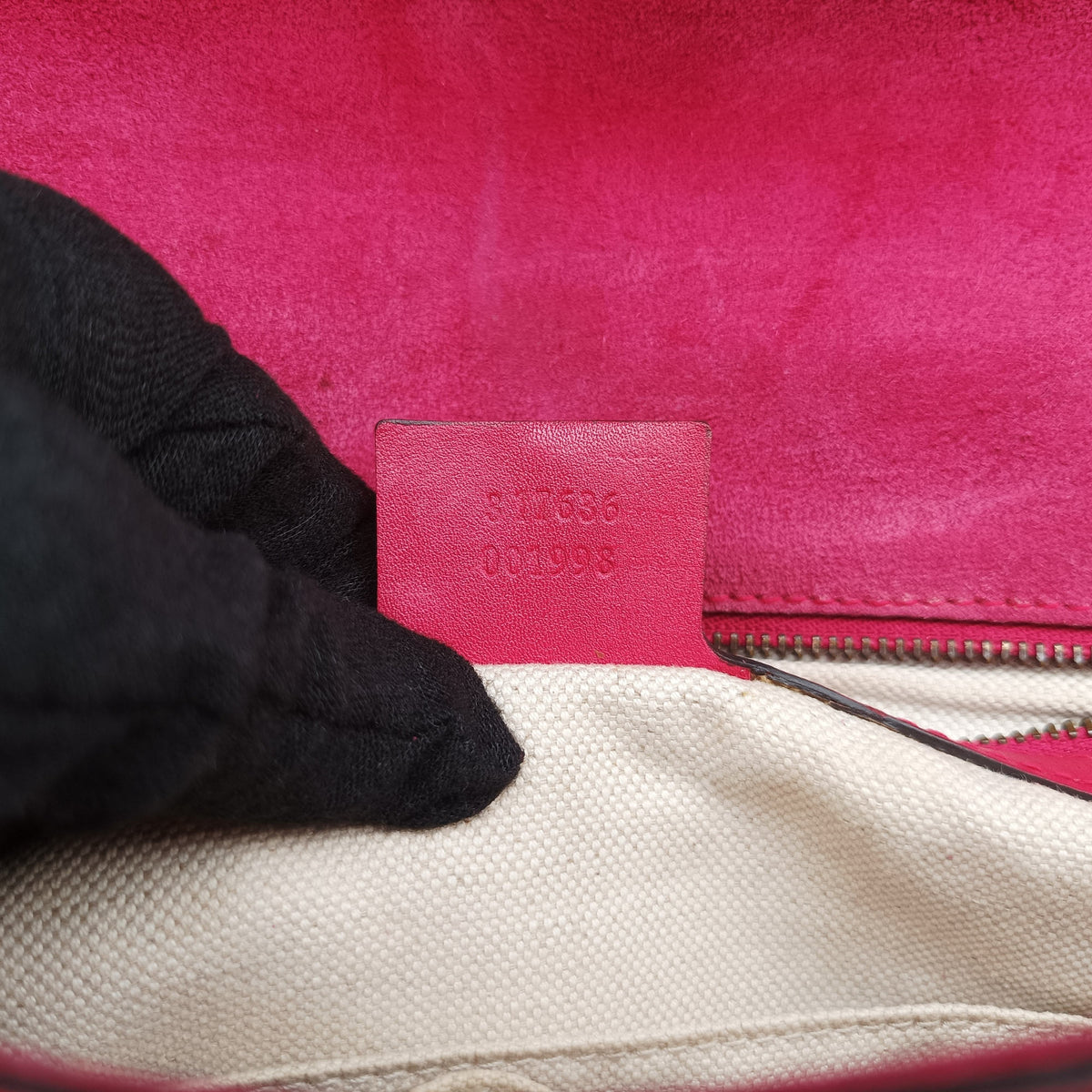 Pre-owned Gucci Bright Bit Red Patent Leather 317636 shoulderbag | stylenewstar