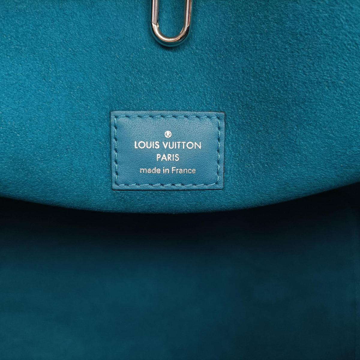 Pre-owned Louis Vuitton Neverfull MM Cyan Epi M40930 handbag | stylenewstar