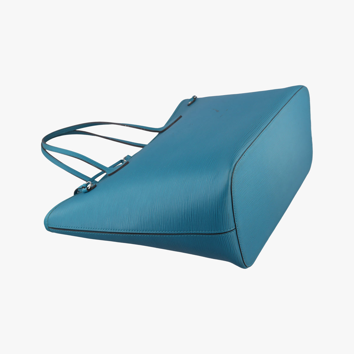 Pre-owned Louis Vuitton Neverfull MM Cyan Epi M40930 handbag | stylenewstar