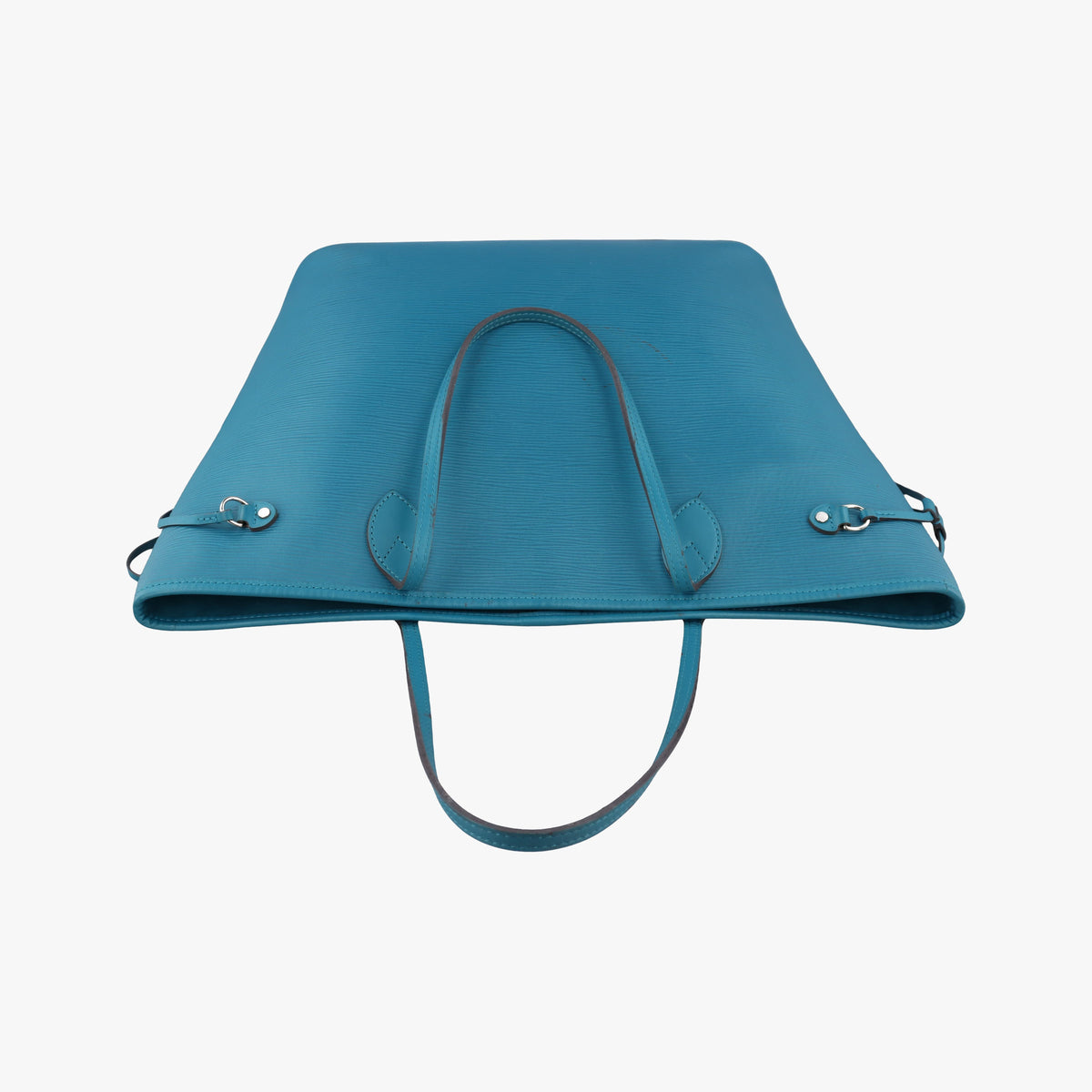 Pre-owned Louis Vuitton Neverfull MM Cyan Epi M40930 handbag | stylenewstar