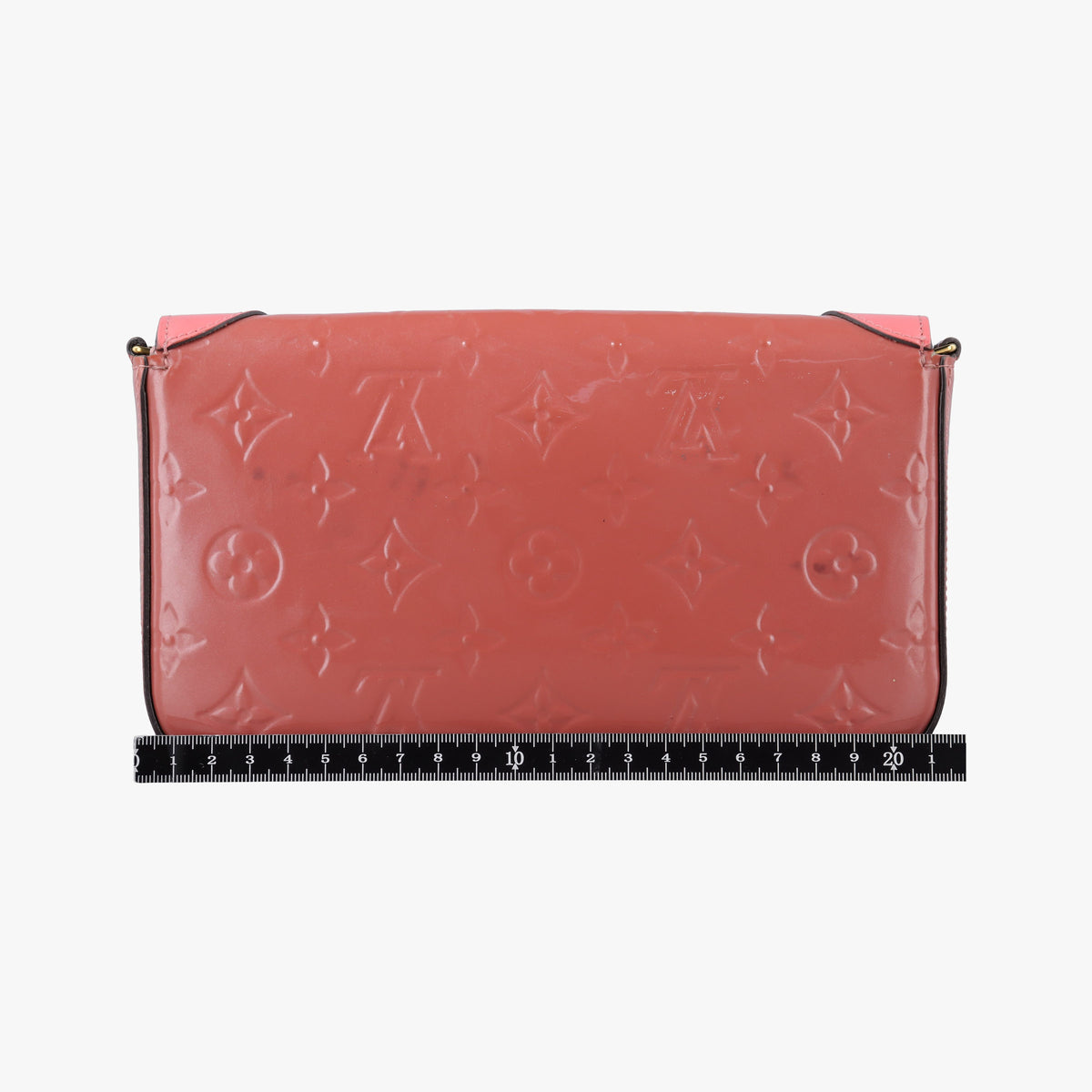 Secondhand Louis Vuitton Pochette FeLICIE rose pink×multi Vernis M62767 shoulderbag | stylenewstar