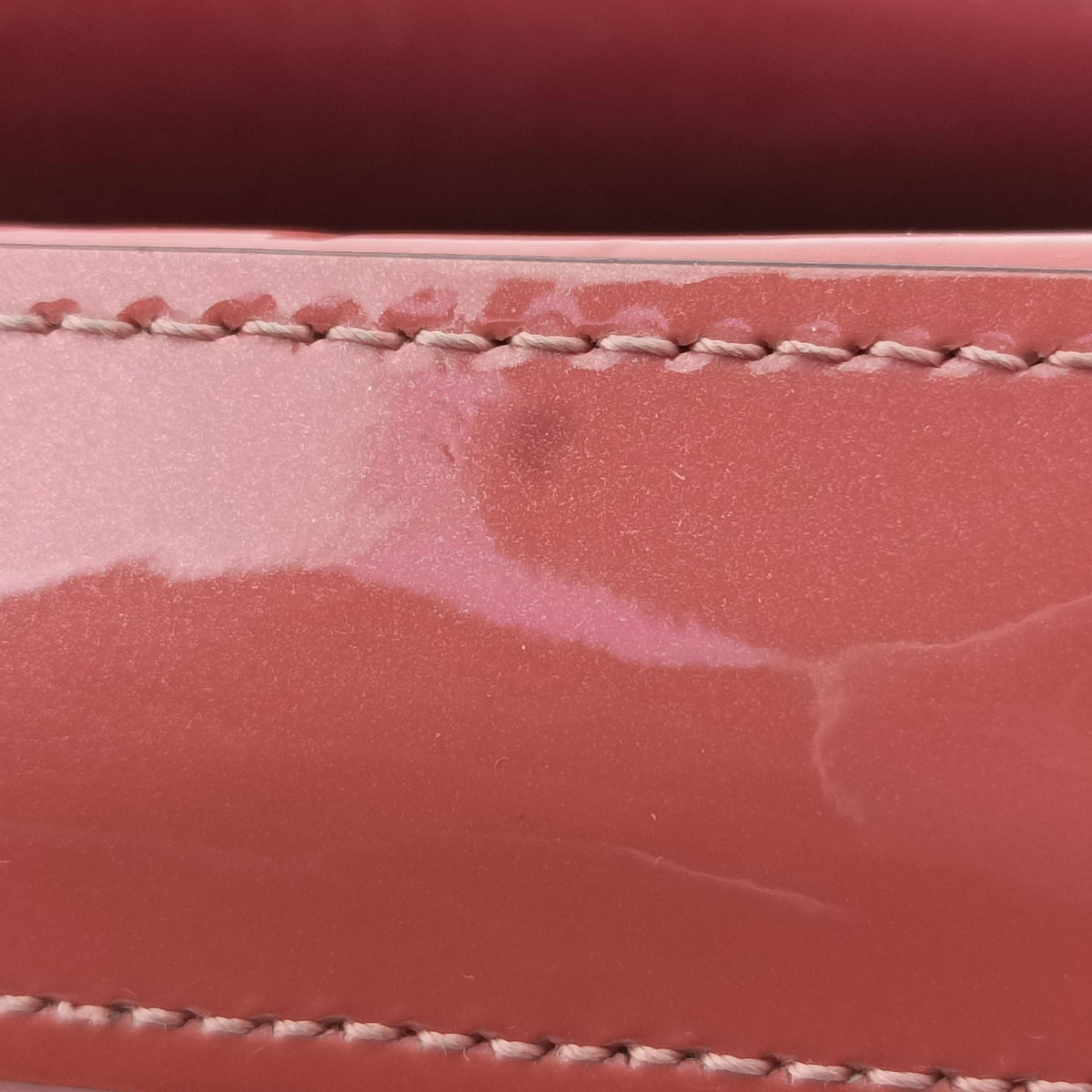 Secondhand Louis Vuitton Pochette FeLICIE rose pink×multi Vernis M62767 shoulderbag | stylenewstar