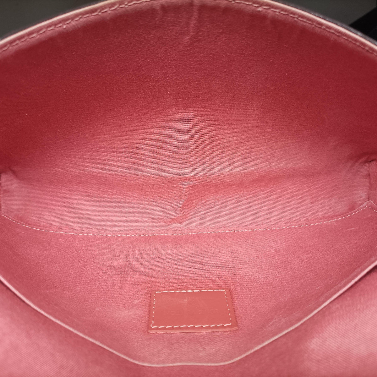 Secondhand Louis Vuitton Pochette FeLICIE rose pink×multi Vernis M62767 shoulderbag | stylenewstar