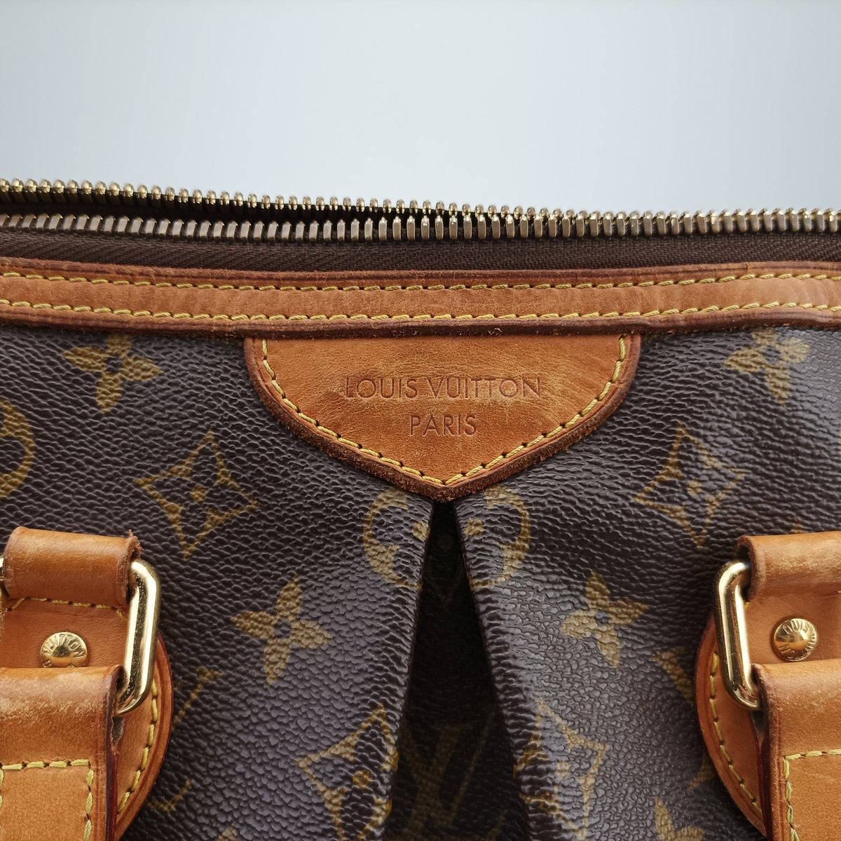 Pre-owned Louis Vuitton PALERMO PM brown Monogram Canvas M40145 shoulderbag | stylenewstar
