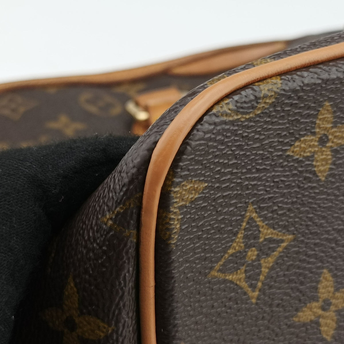 Pre-owned Louis Vuitton PALERMO PM brown Monogram Canvas M40145 shoulderbag | stylenewstar