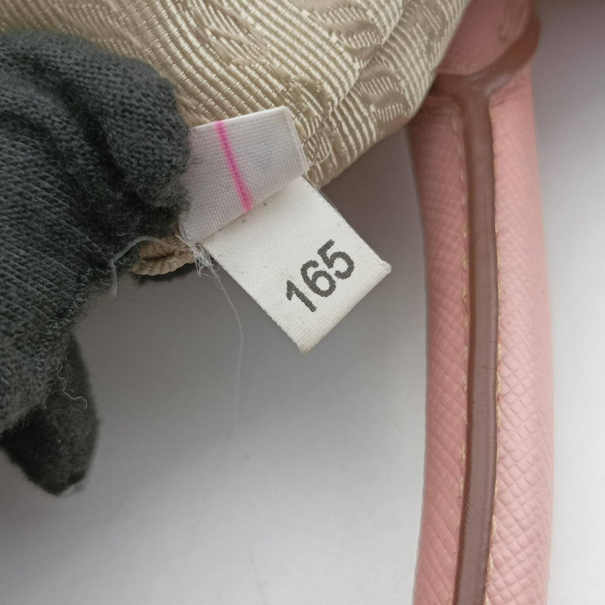 Pre-owned Prada Galleria Pink×White SAFFIANO Leather BN2438 shoulderbag | stylenewstar