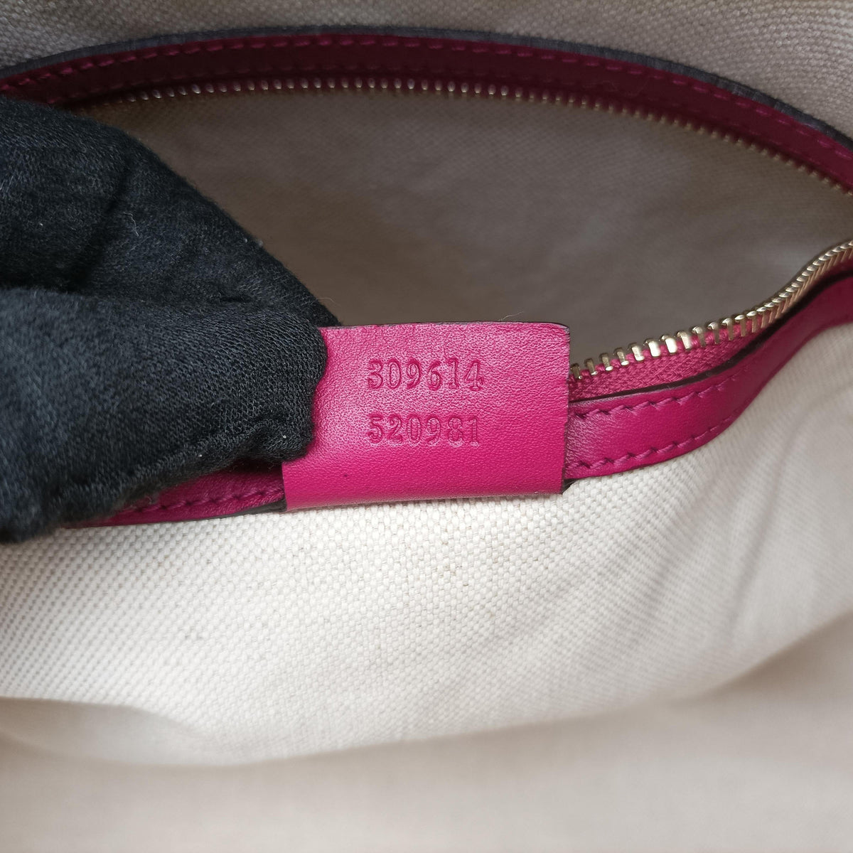 Secondhand Gucci NIce Microguccissima Rose Patent Leather 309614 shoulderbag | stylenewstar