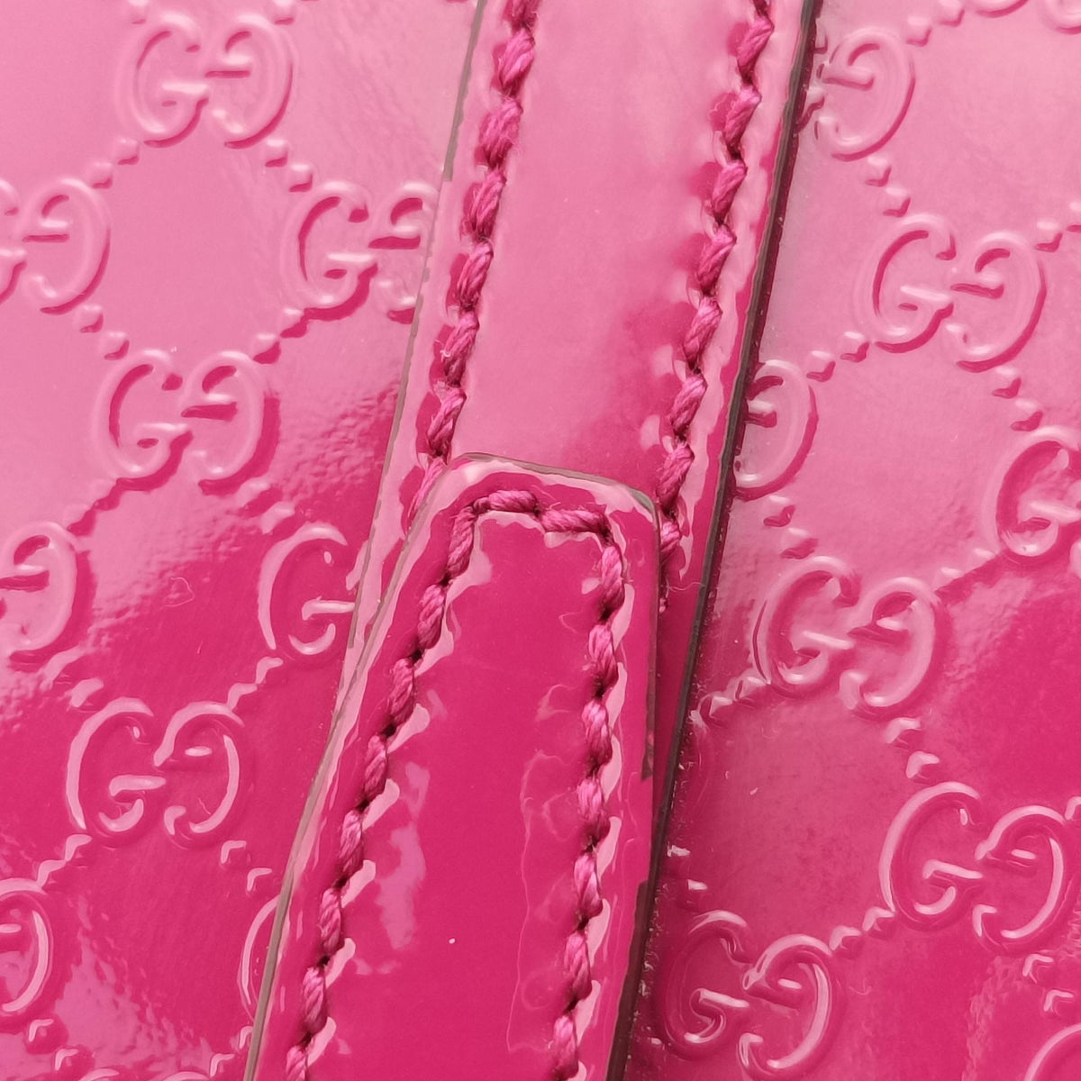 Secondhand Gucci NIce Microguccissima Rose Patent Leather 309614 shoulderbag | stylenewstar