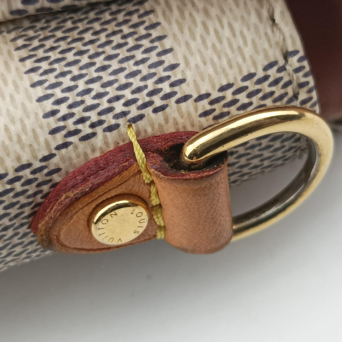 Pre-owned Louis Vuitton Croisette Azure Damier canvas N41581 shoulderbag | stylenewstar