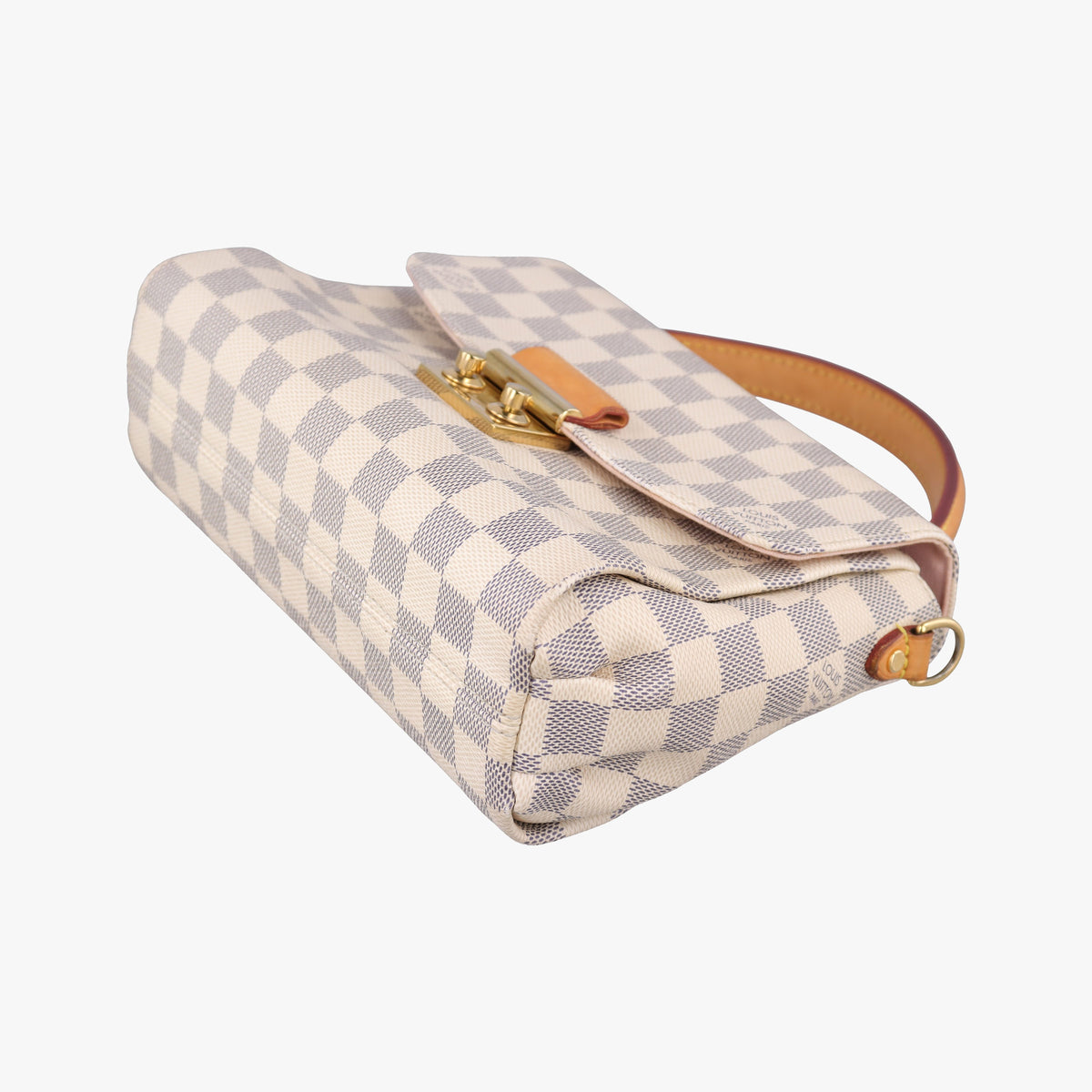 Pre-owned Louis Vuitton Croisette Azure Damier canvas N41581 shoulderbag | stylenewstar