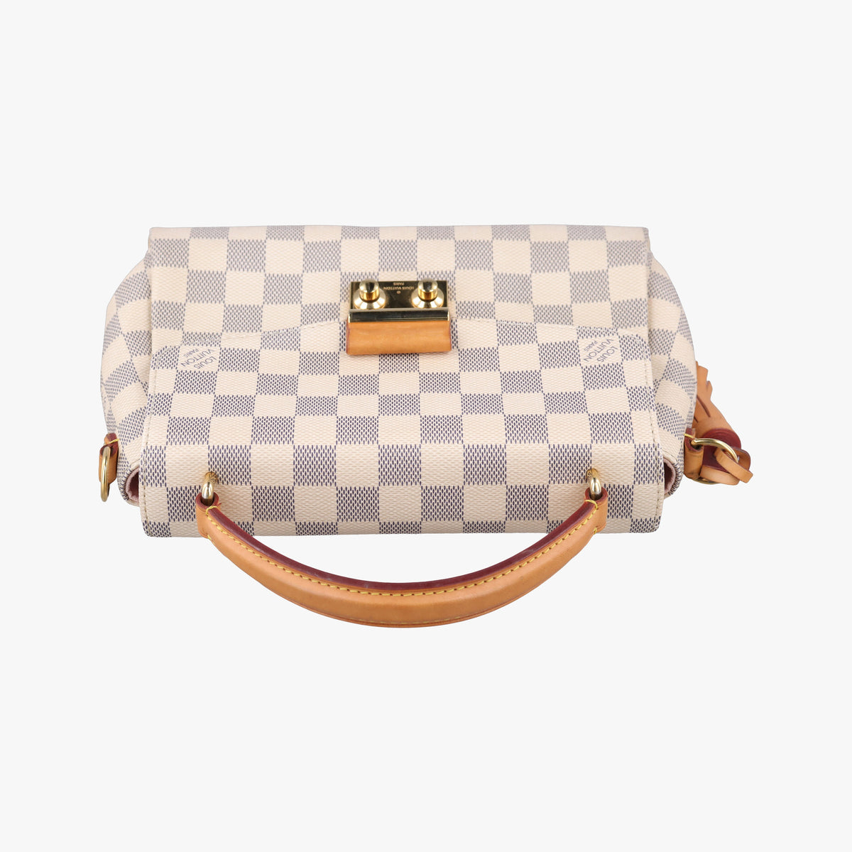 Pre-owned Louis Vuitton Croisette Azure Damier canvas N41581 shoulderbag | stylenewstar