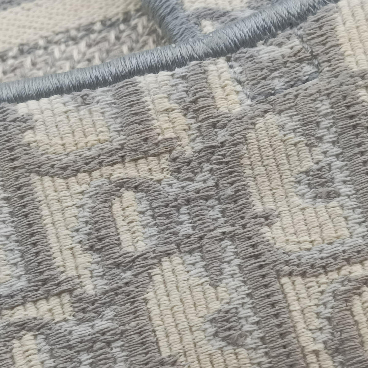 Pre-owned Christian Dior Saddle Grey jacquard  bum bag/waist bag | stylenewstar