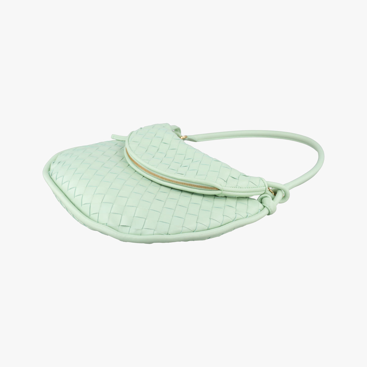 Vintage Bottega Veneta Gemelli Green Lambskin 764281 shoulderbag | stylenewstar