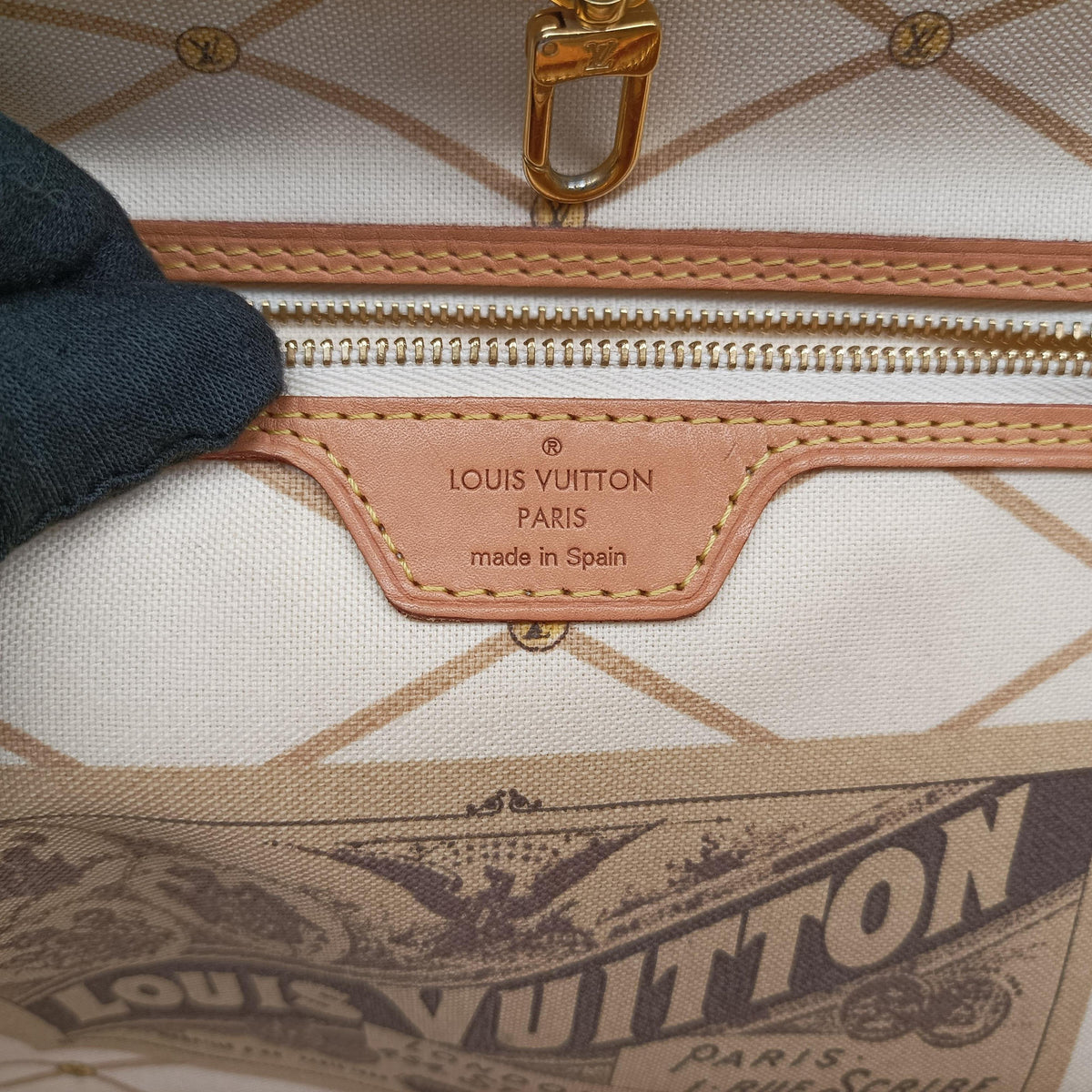 Pre-owned Louis Vuitton Neverfull MM Summer Trunk brown×Multicolor Monogram Canvas M41390 shoulderbag | stylenewstar