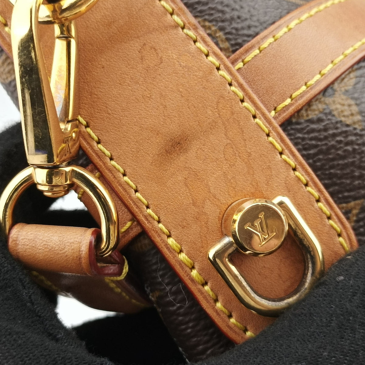 Vintage Louis Vuitton DUFFLE brown Monogram Canvas M43587 shoulderbag | stylenewstar