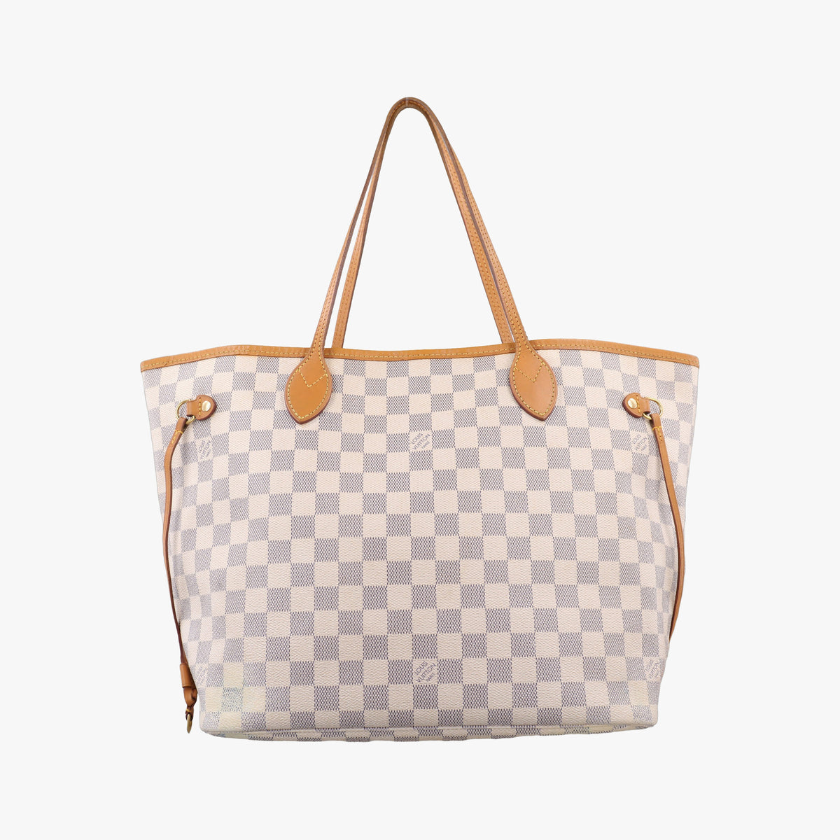 Secondhand Louis Vuitton Neverfull MM Azur Damier Canvas N51107 shoulderbag | stylenewstar