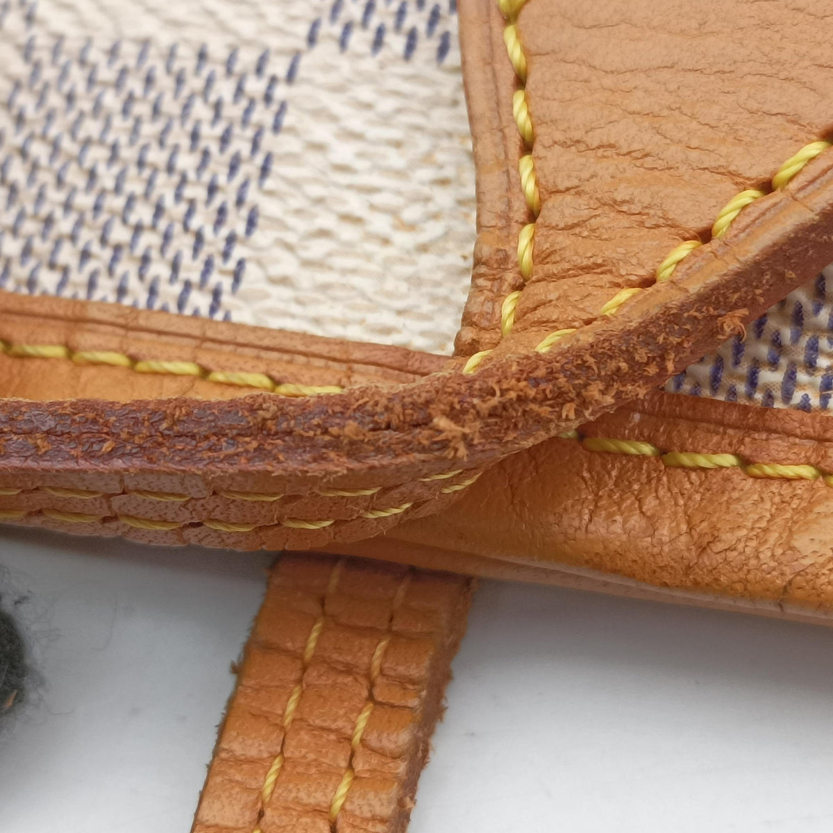 Secondhand Louis Vuitton Neverfull MM Azur Damier Canvas N51107 shoulderbag | stylenewstar