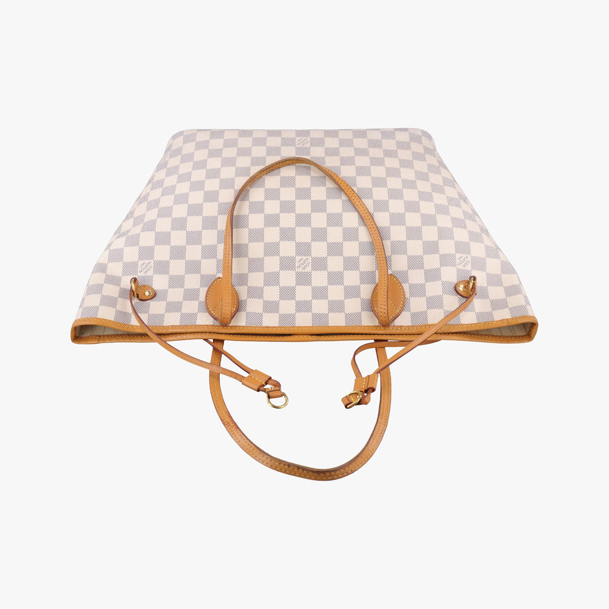 Secondhand Louis Vuitton Neverfull MM Azur Damier Canvas N51107 shoulderbag | stylenewstar