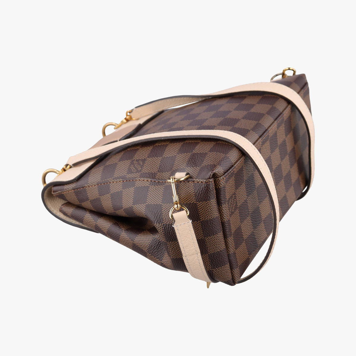Vintage Louis Vuitton Daypack Clapton EBENE×CREME Damier Canvas×calf leather N42259 backpack/rucksack | stylenewstar