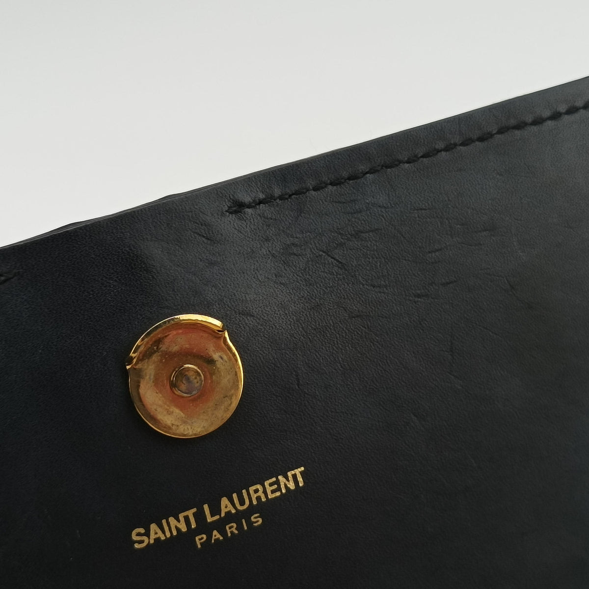 Secondhand Yves Saint Laurent Monogram Kate Black Leather 356096 shoulderbag | stylenewstar