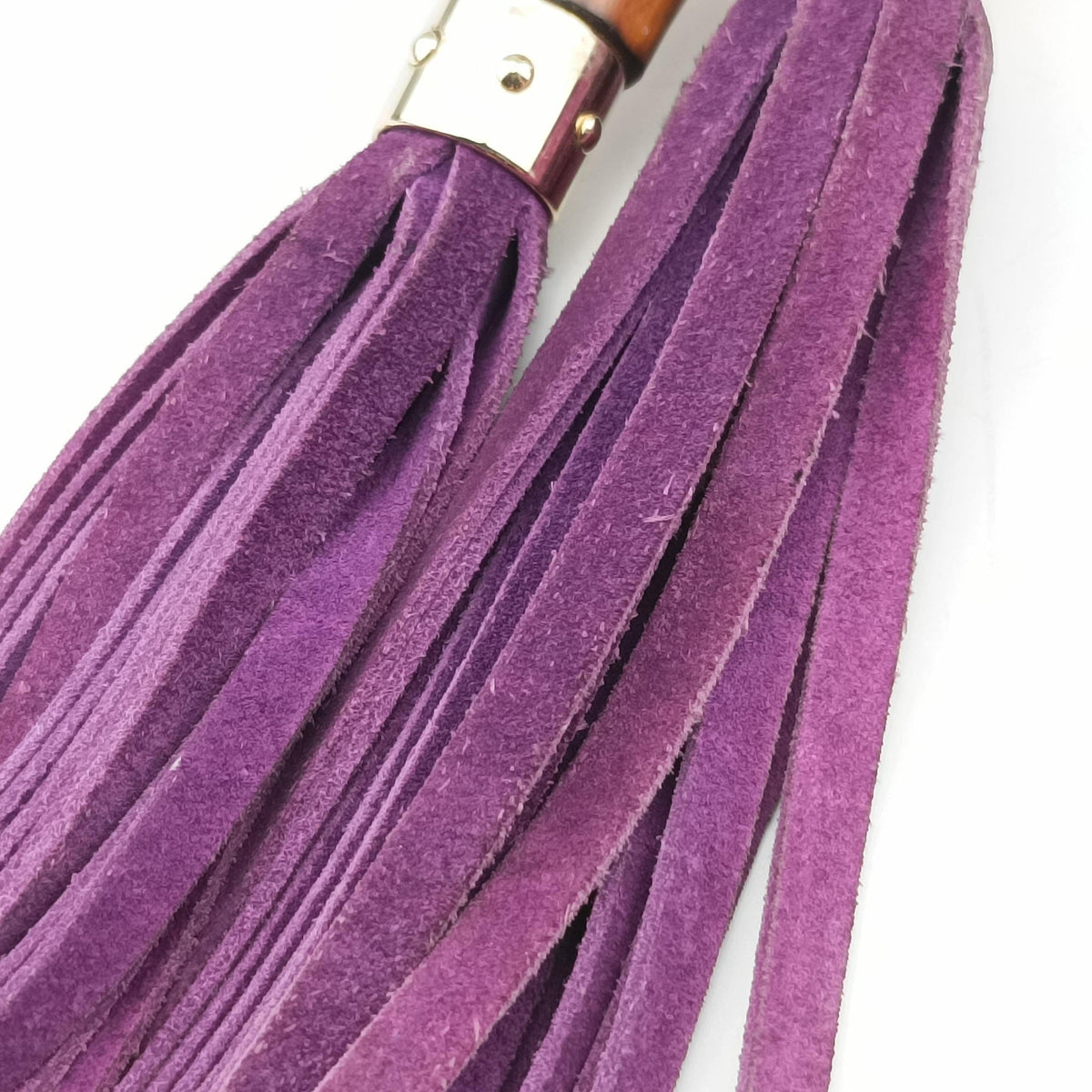 Pre-owned Gucci New Bamboo Purple Patent Leather 254884 shoulderbag | stylenewstar