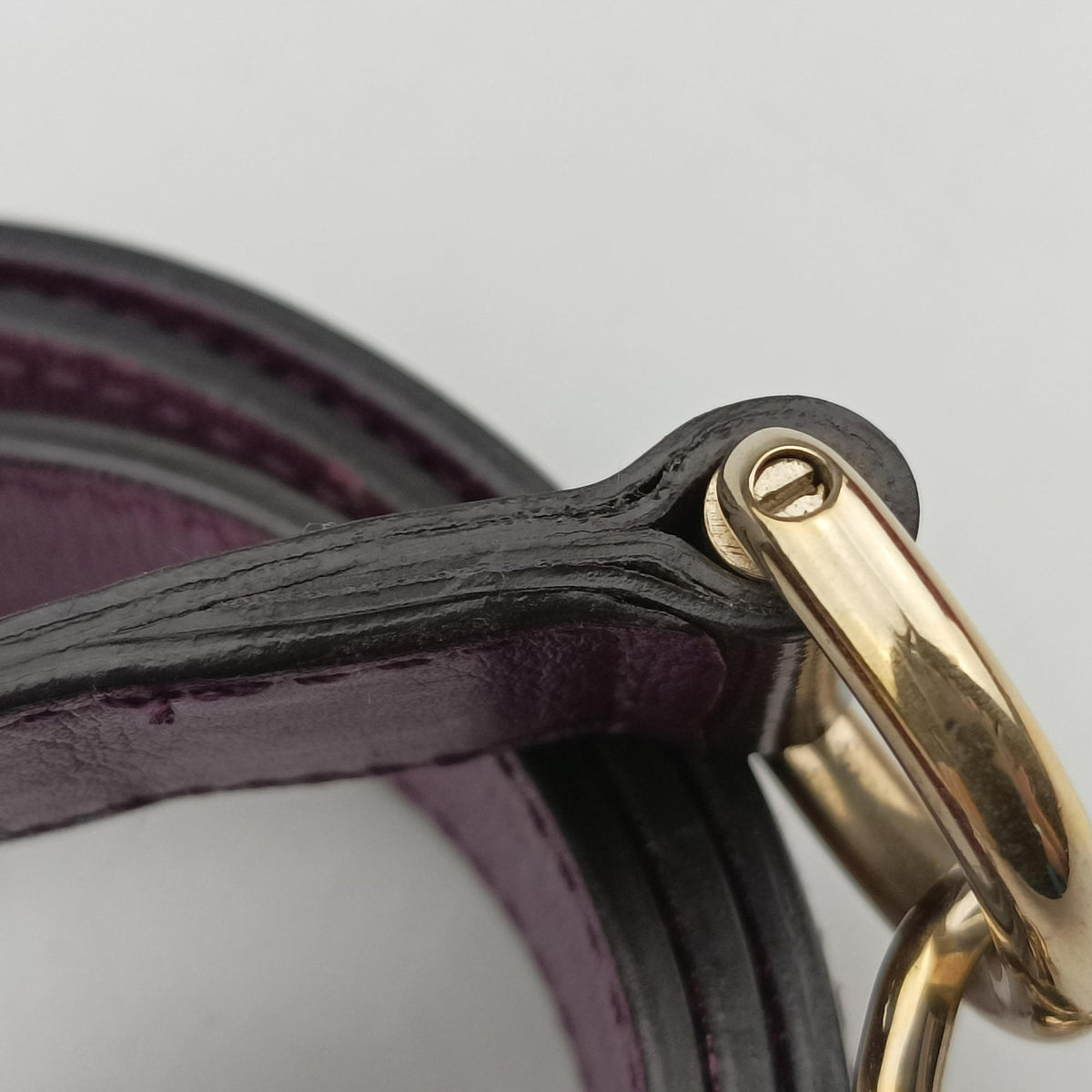Pre-owned Gucci New Bamboo Purple Patent Leather 254884 shoulderbag | stylenewstar