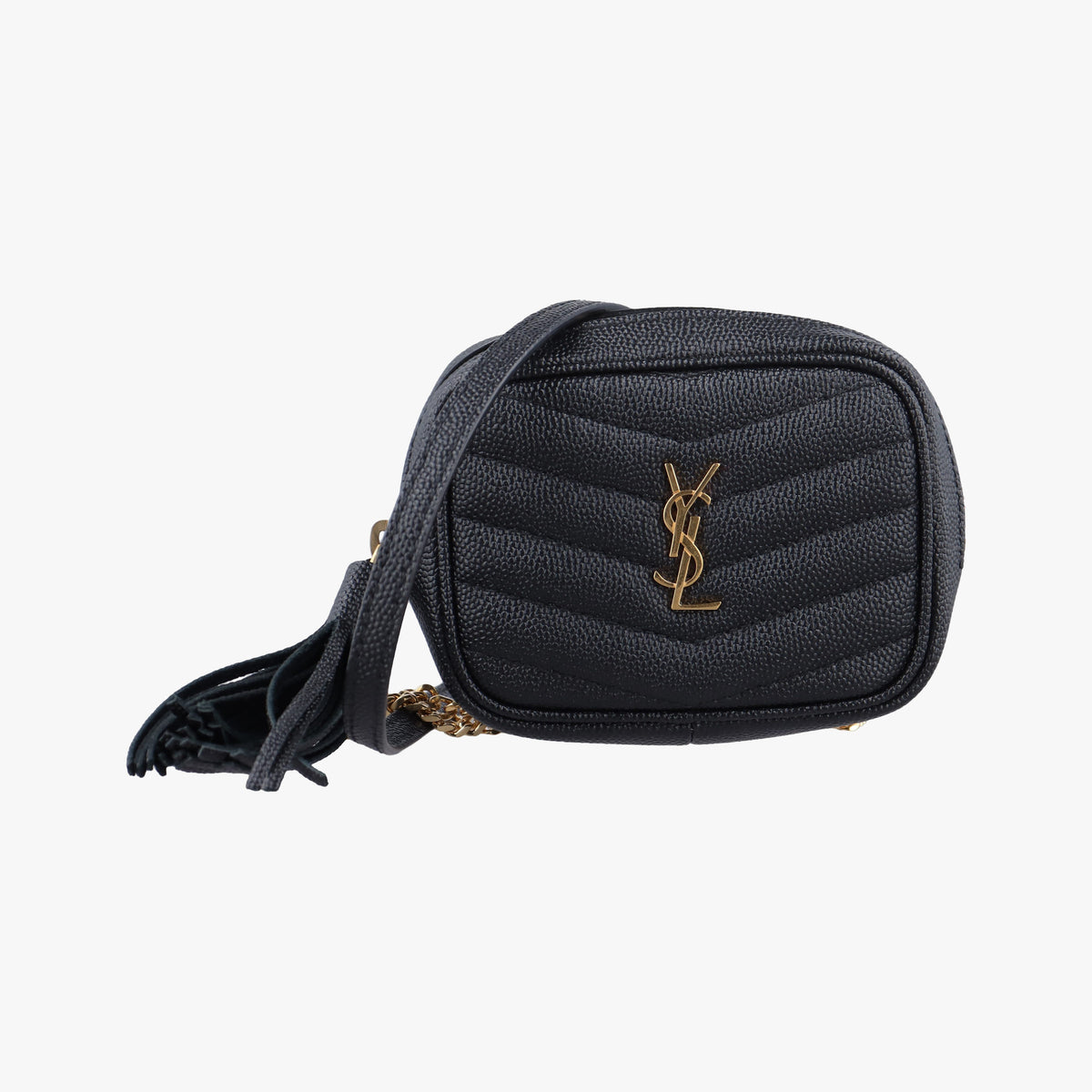 Secondhand Yves Saint Laurent baby lou Black Leather 635088 shoulderbag | stylenewstar