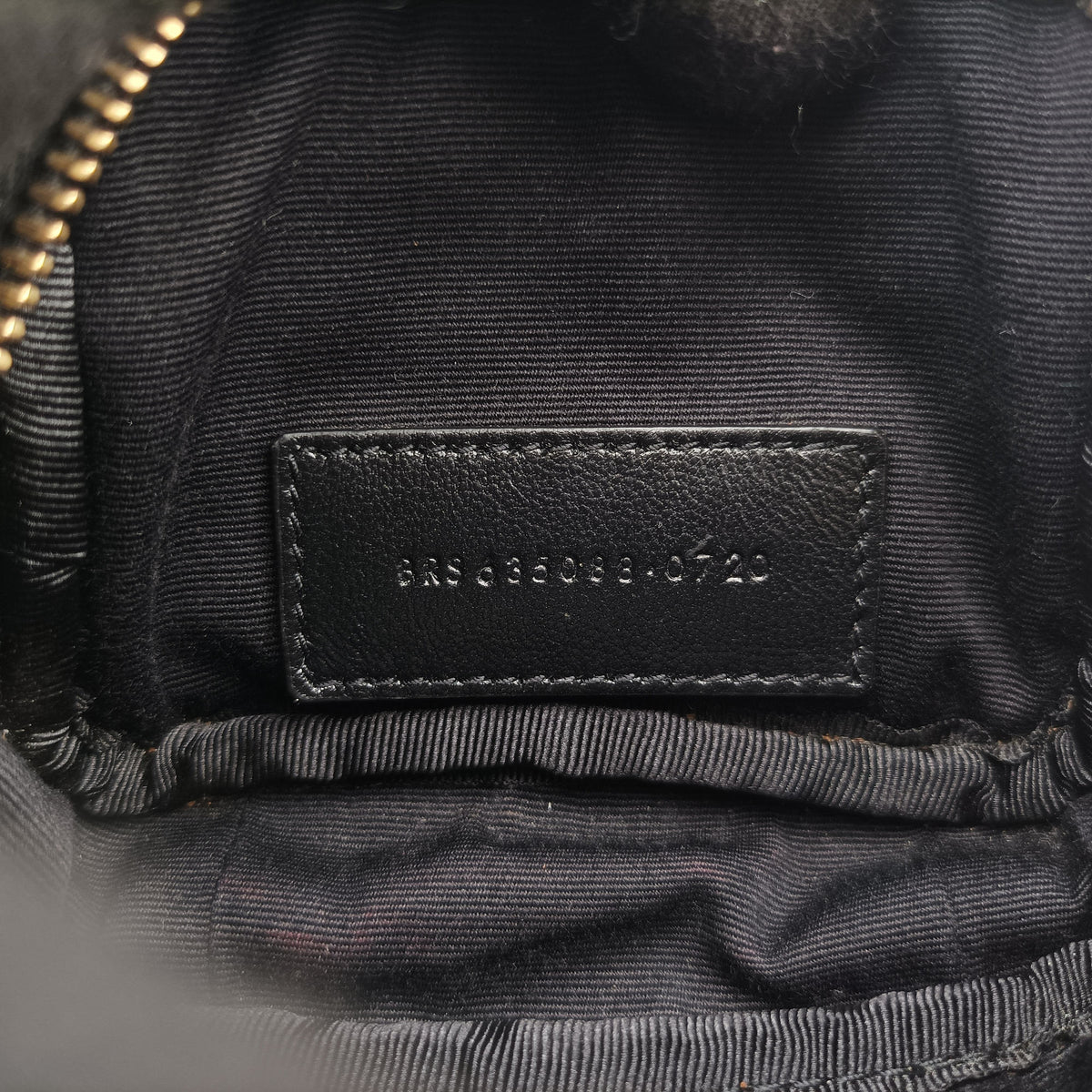 Secondhand Yves Saint Laurent baby lou Black Leather 635088 shoulderbag | stylenewstar