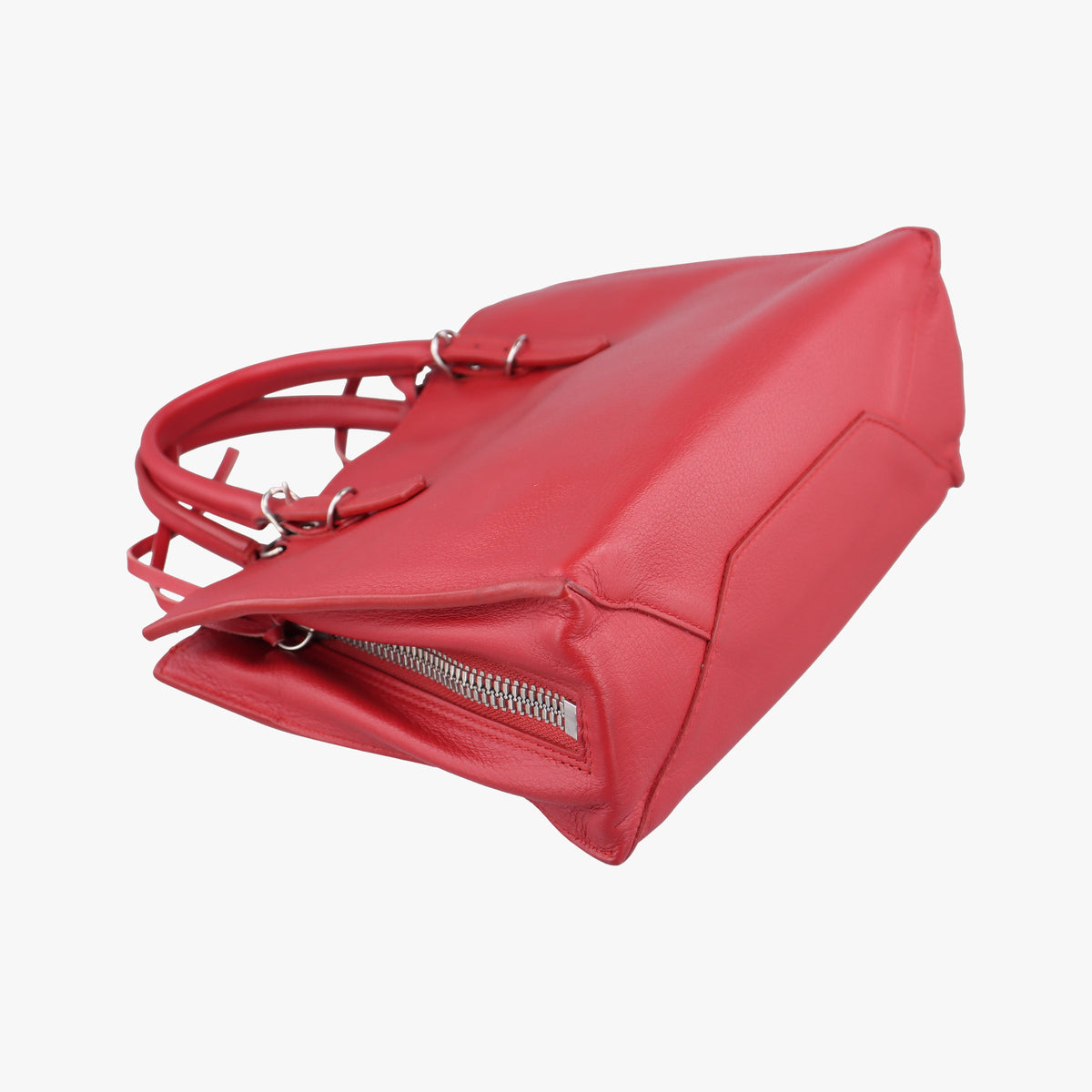 Pre-owned Balenciaga Papier A4 Red Leather 370926 handbag | stylenewstar