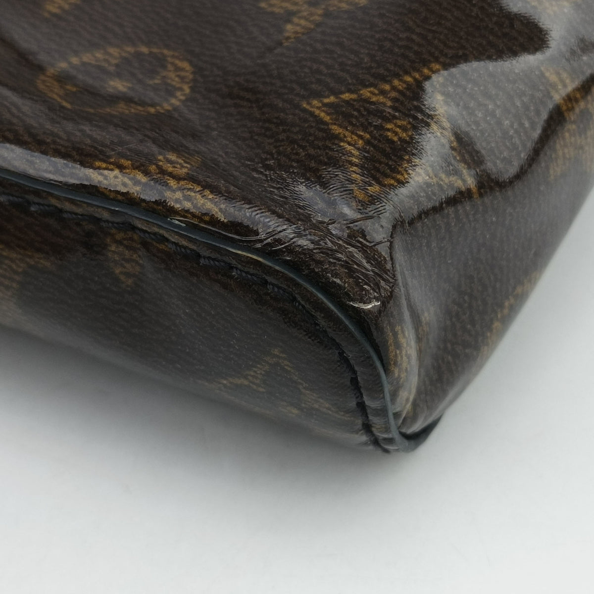 Pre-owned Louis Vuitton Messenger PM Brown Monogram Glaze M43895 bum bag/waist bag | stylenewstar