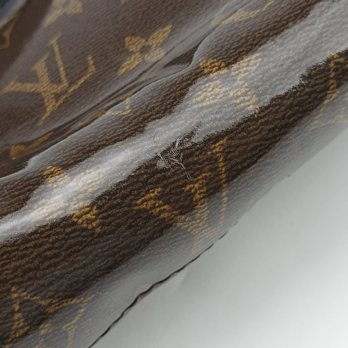 Pre-owned Louis Vuitton Messenger PM Brown Monogram Glaze M43895 bum bag/waist bag | stylenewstar