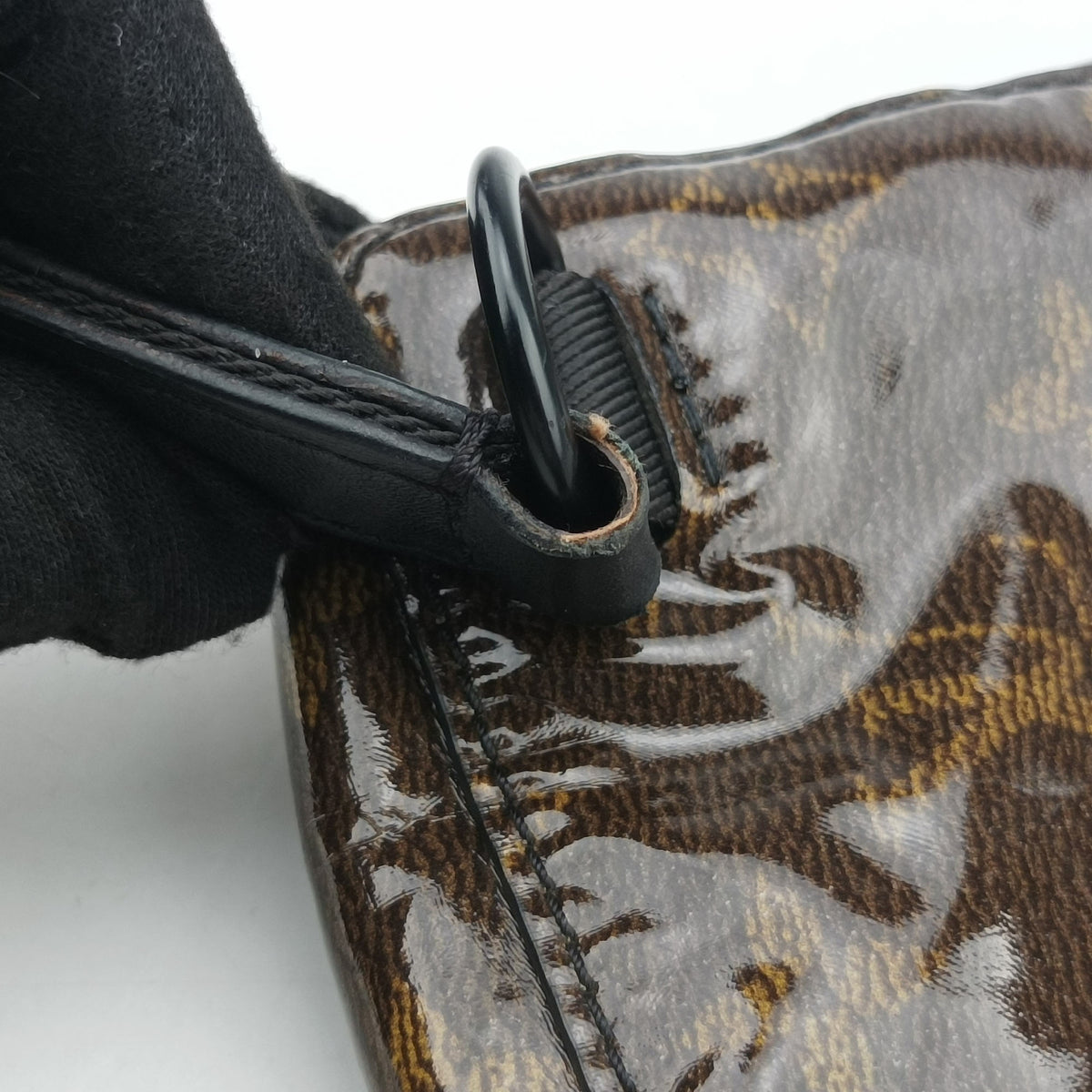 Pre-owned Louis Vuitton Messenger PM Brown Monogram Glaze M43895 bum bag/waist bag | stylenewstar