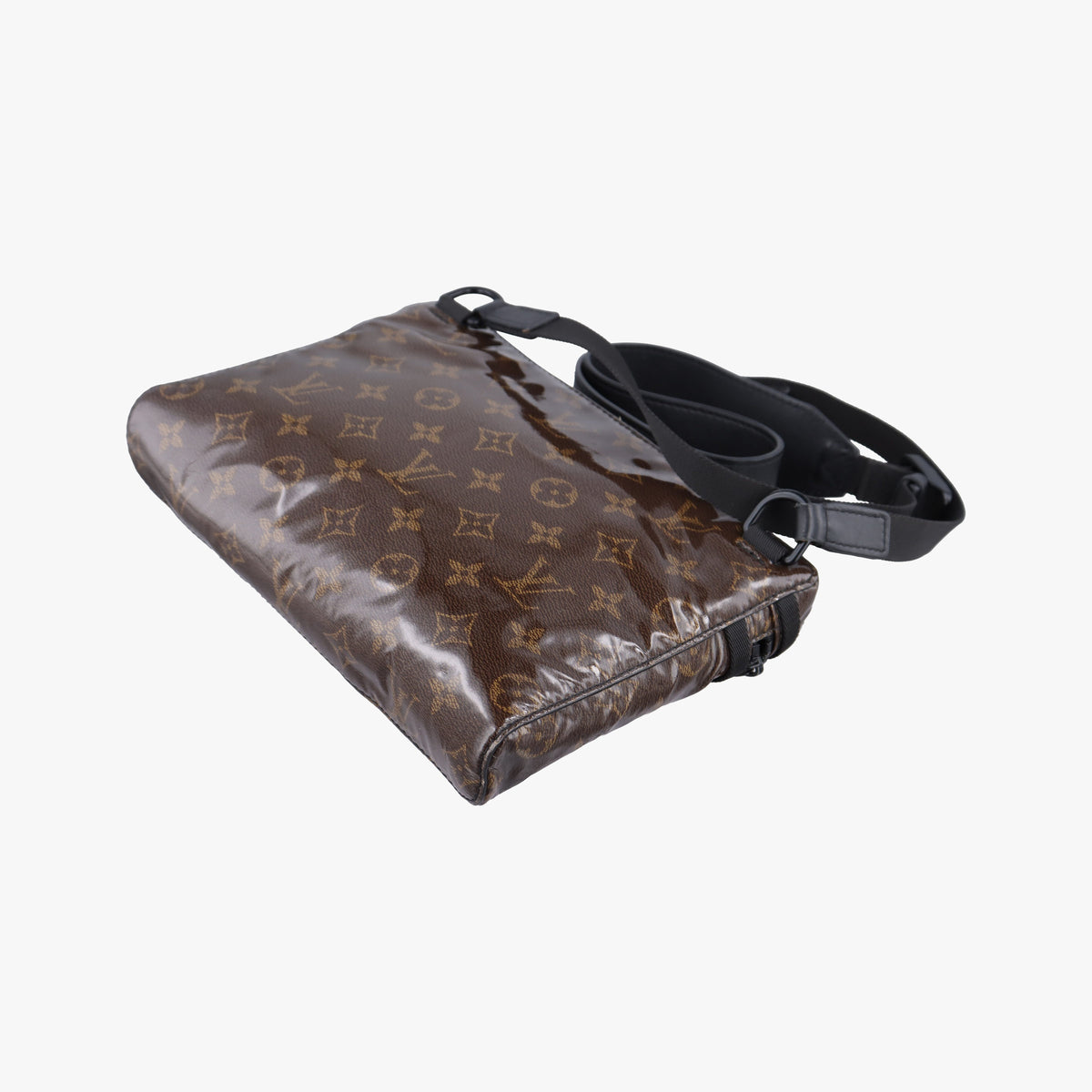 Pre-owned Louis Vuitton Messenger PM Brown Monogram Glaze M43895 bum bag/waist bag | stylenewstar