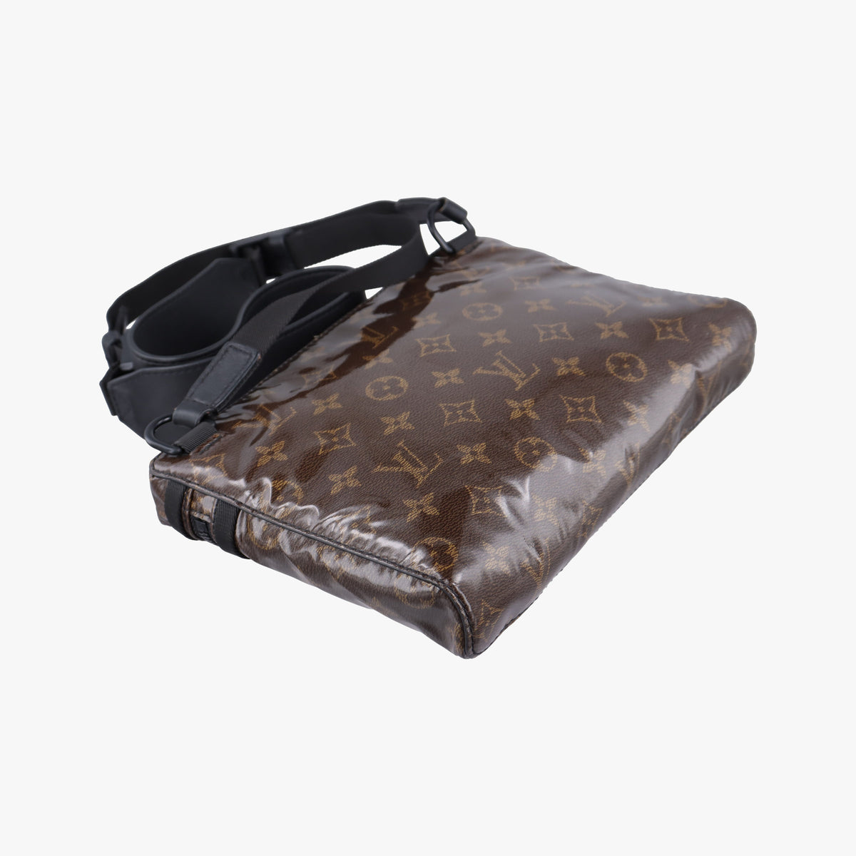 Pre-owned Louis Vuitton Messenger PM Brown Monogram Glaze M43895 bum bag/waist bag | stylenewstar
